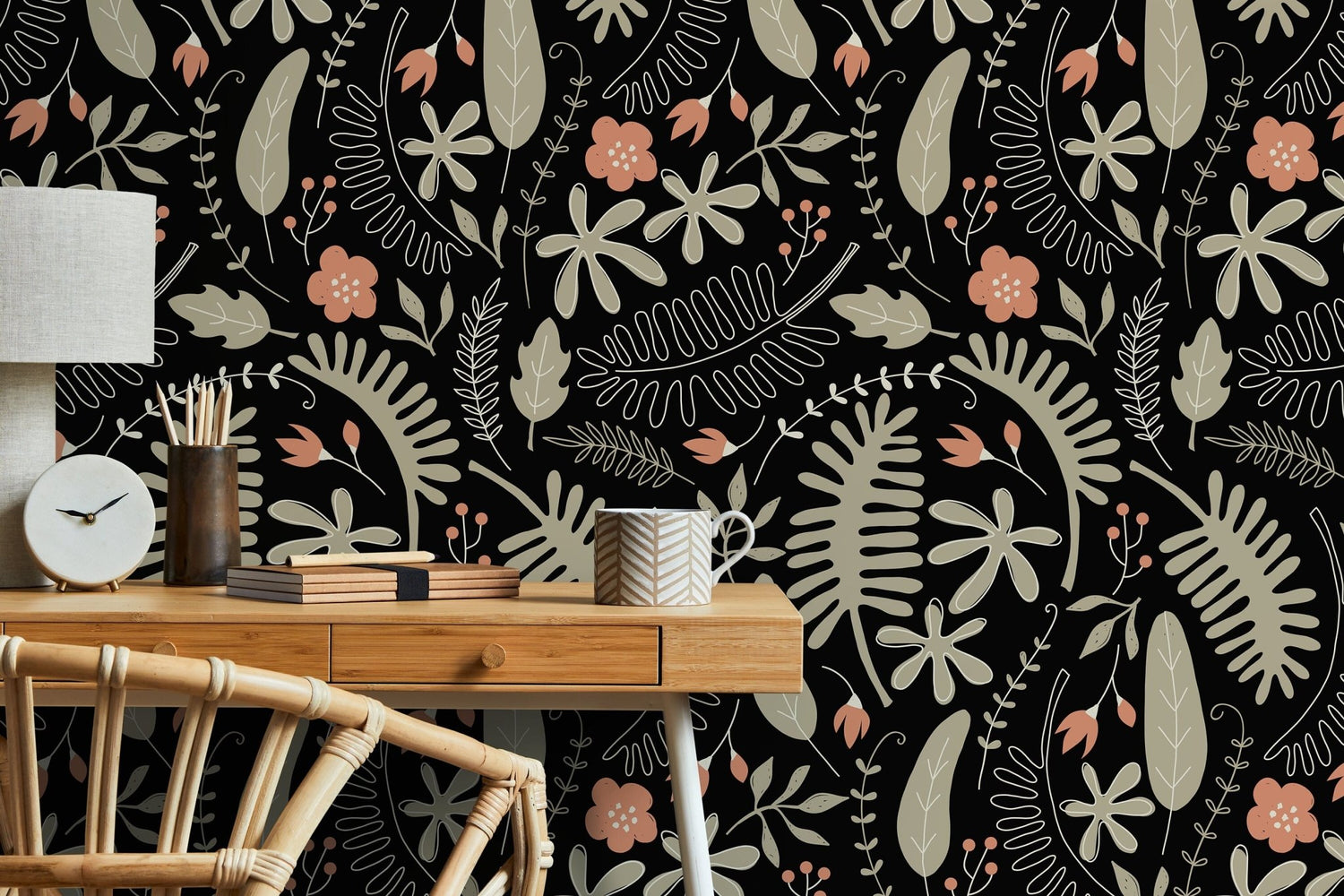 Botanical Bliss Wallpaper - D161 - WallTrend