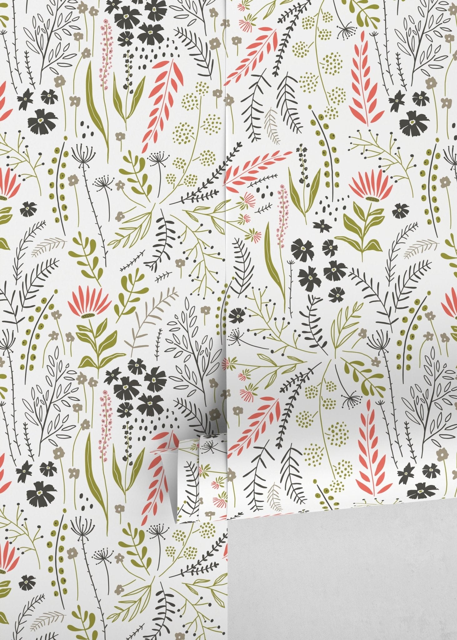 Botanical Bliss Wallpaper - D318 - WallTrend