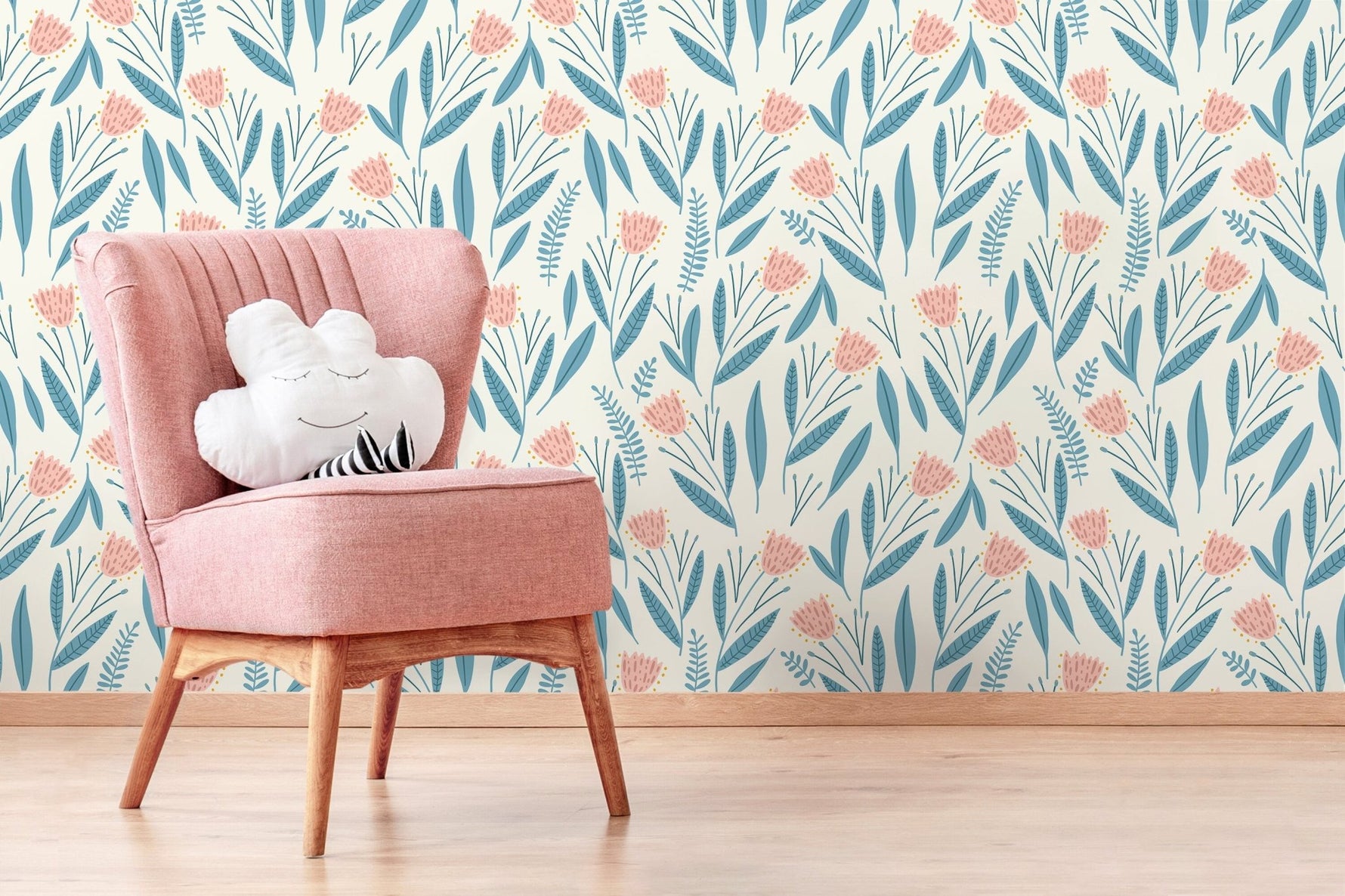 Botanical Bliss Wallpaper - D390 - WallTrend