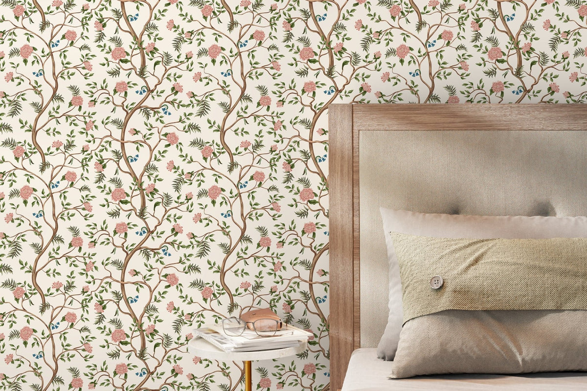 Botanical Blooms Wallpaper - D502 - WallTrend