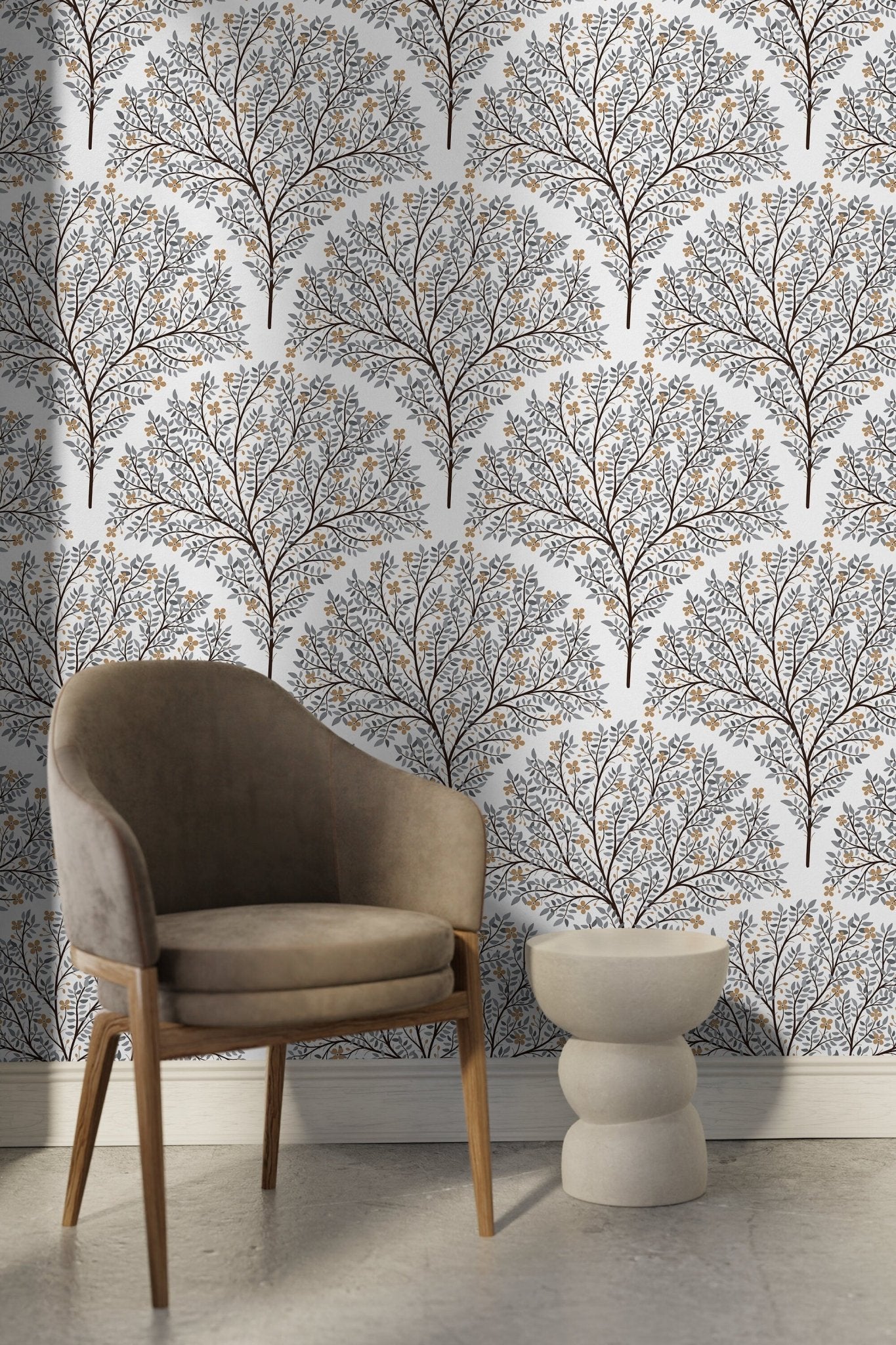 Botanical Branches Wallpaper - C810 - WallTrend