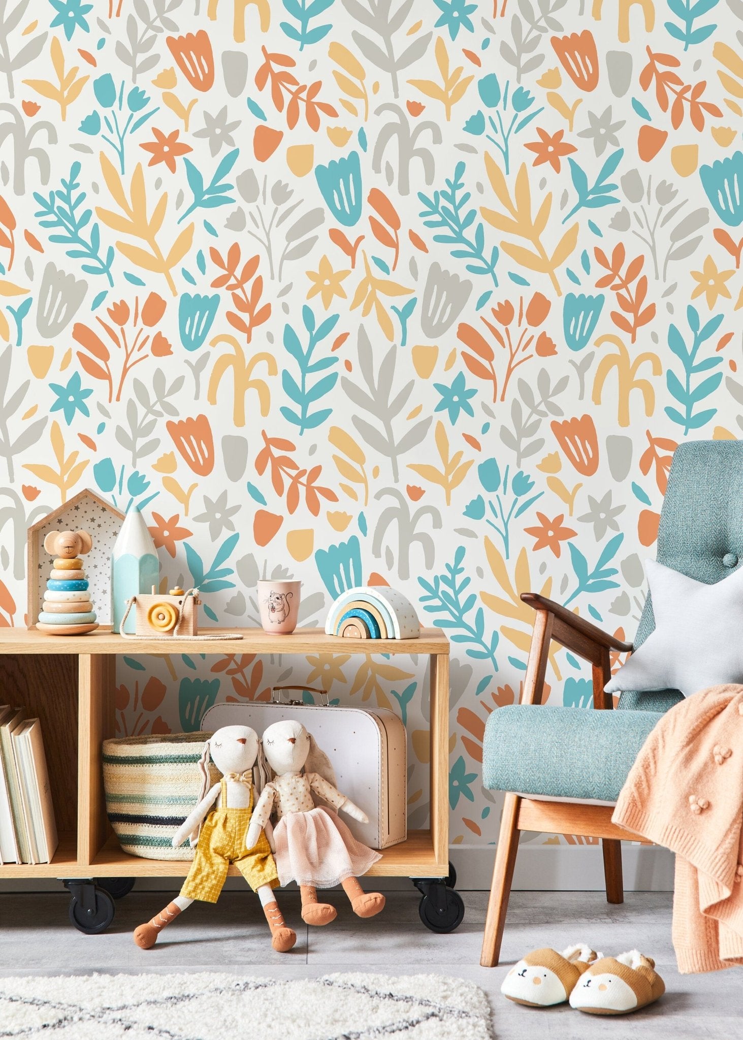 Botanical Breeze Wallpaper - D369 - WallTrend