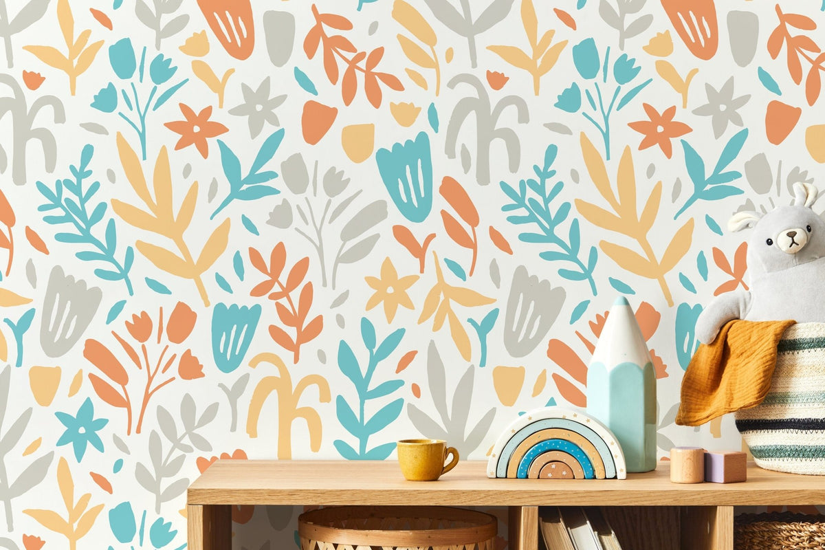 Botanical Breeze Wallpaper - D369 - WallTrend