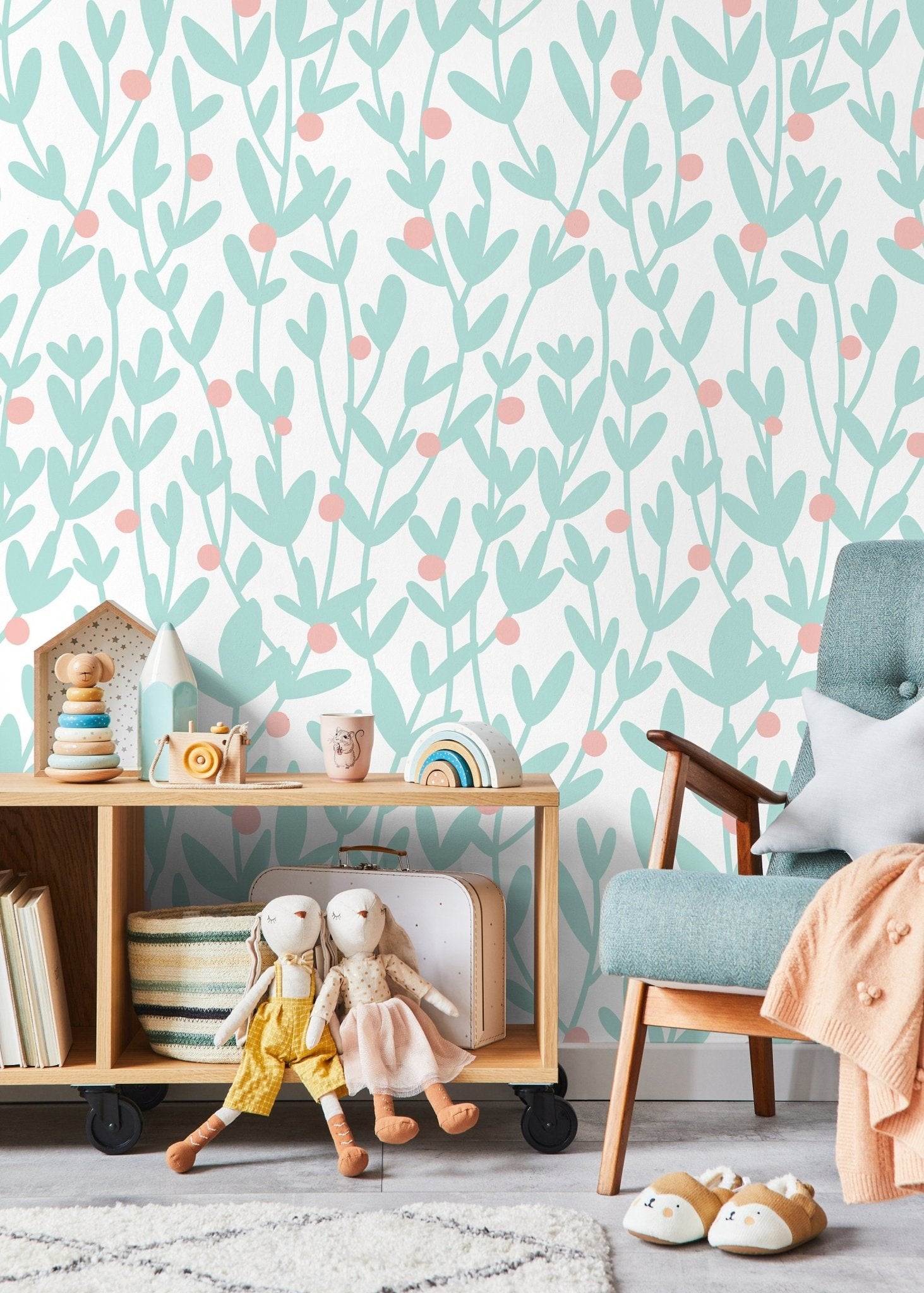 Botanical Breeze Wallpaper - X179 - WallTrend