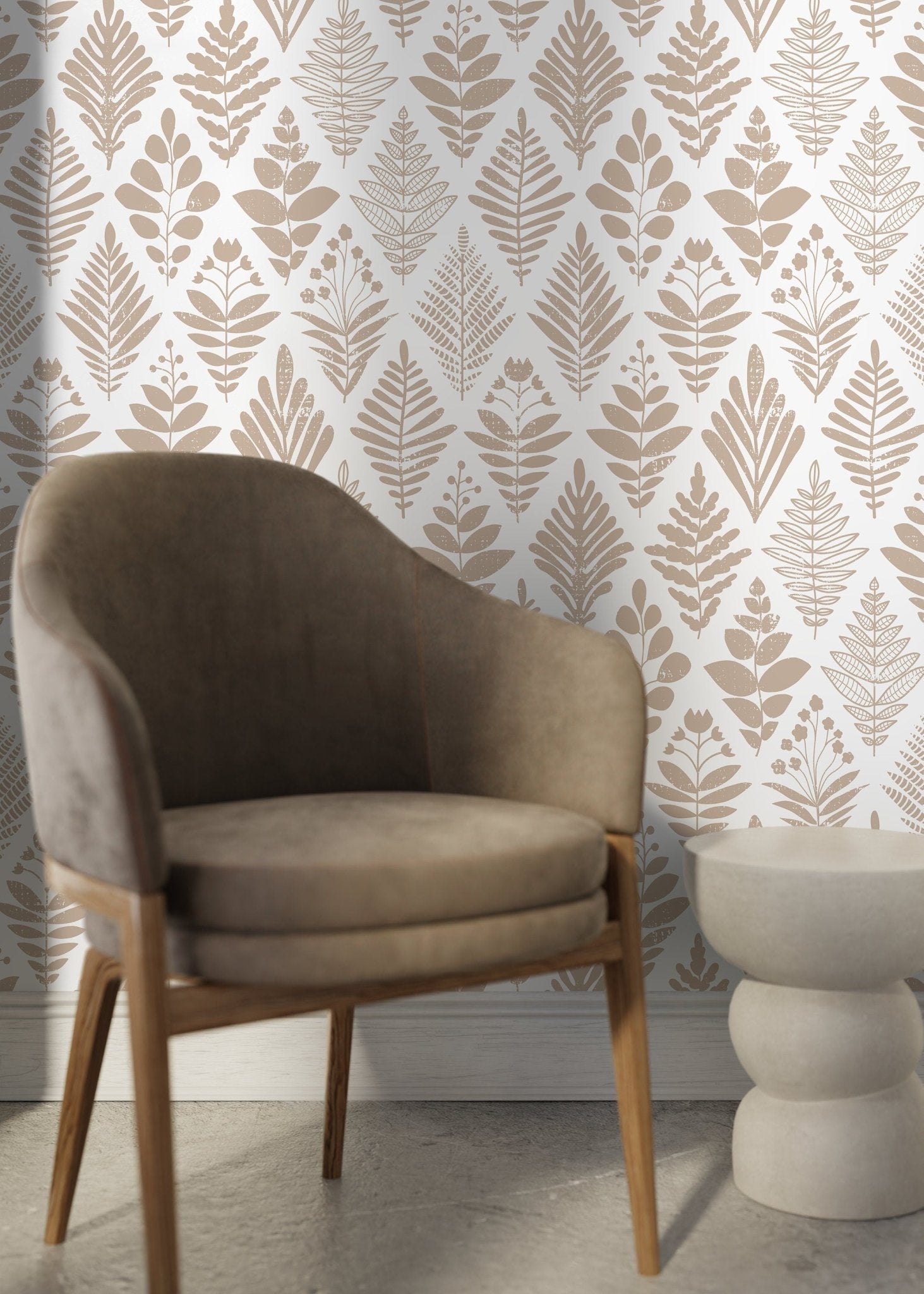 Botanical Charm Wallpaper - D182 - WallTrend