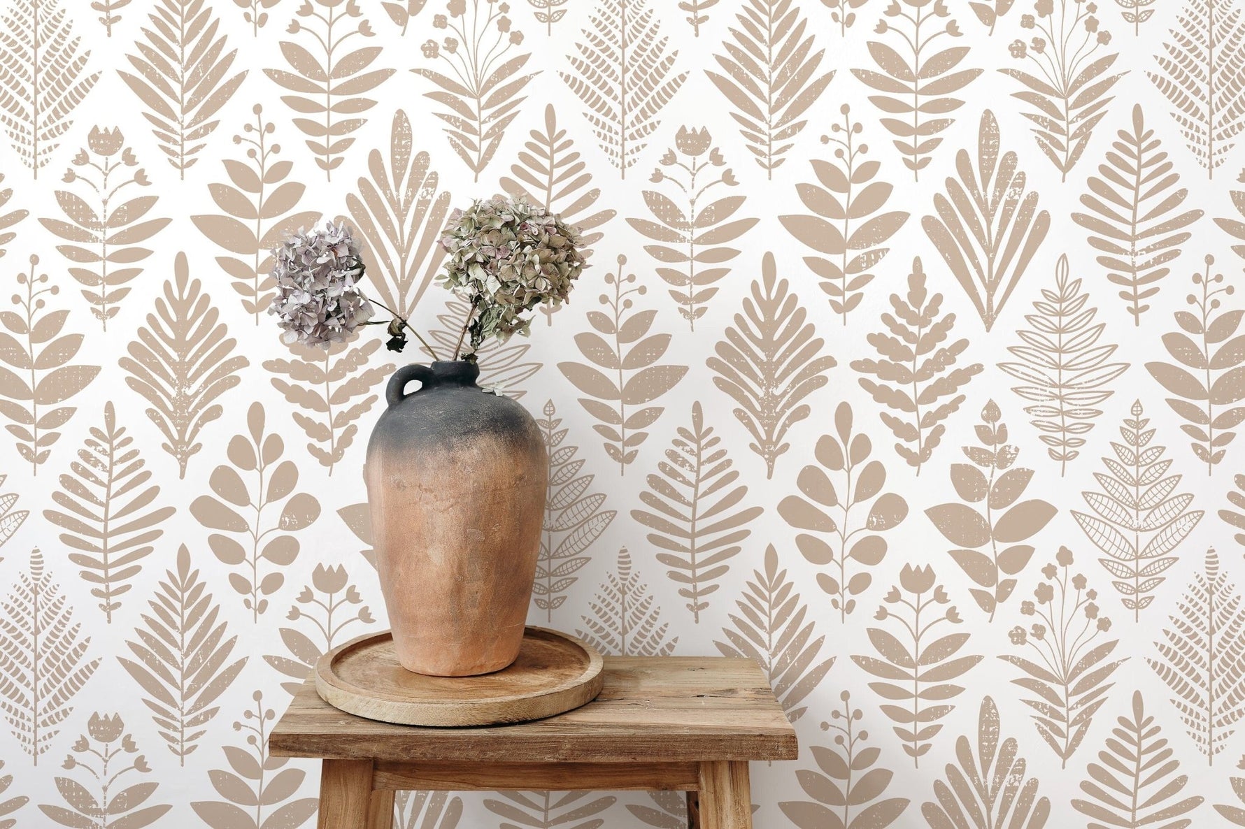 Botanical Charm Wallpaper - D182 - WallTrend