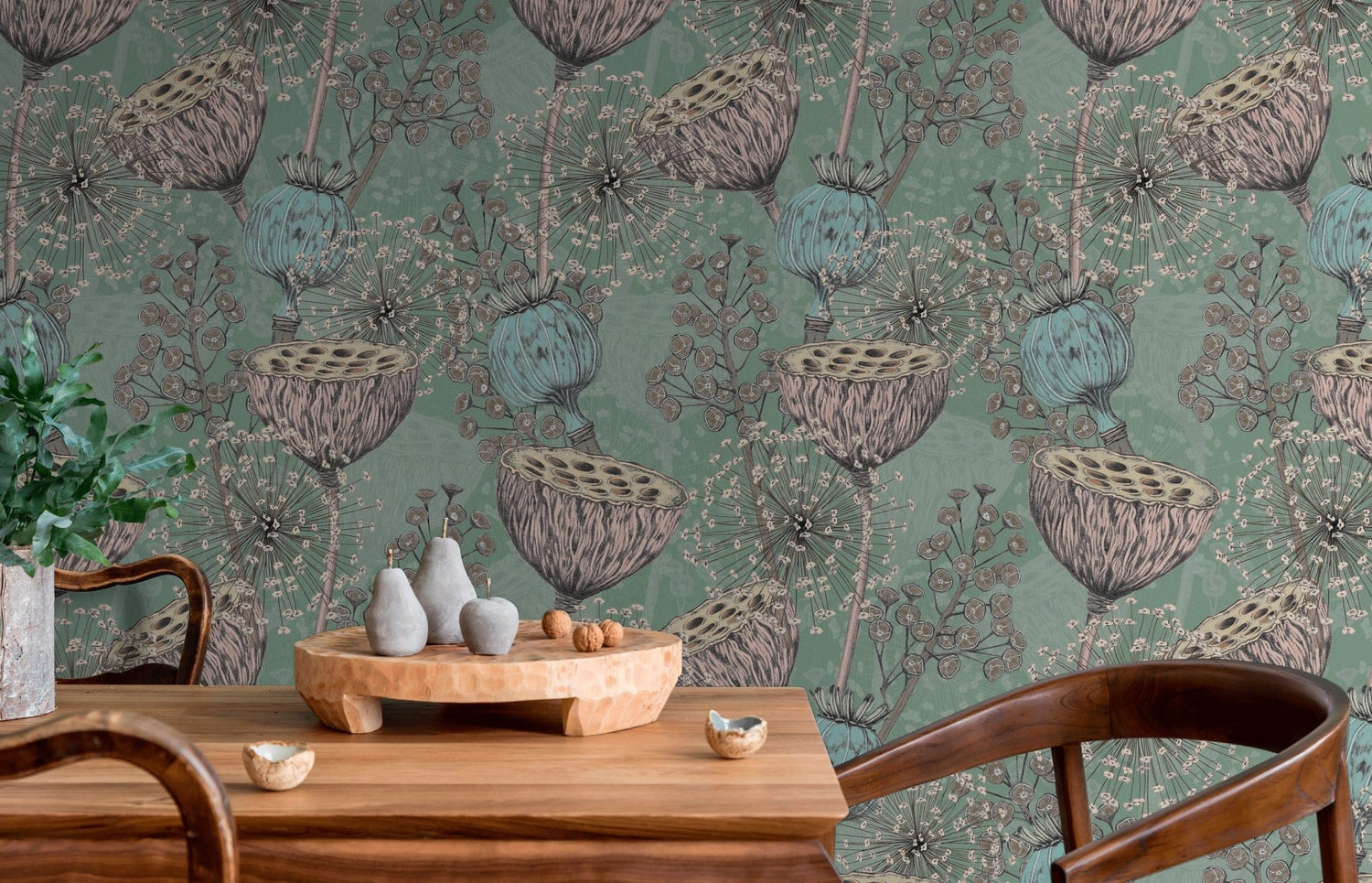 Botanical Dandelion Dream Wallpaper - C001 - WallTrend