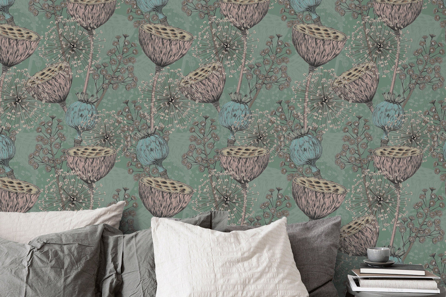 Botanical Dandelion Dream Wallpaper - C001 - WallTrend