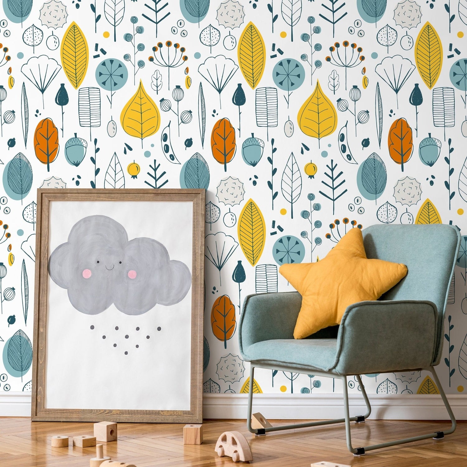 Botanical Delight Wallpaper - A398 - WallTrend