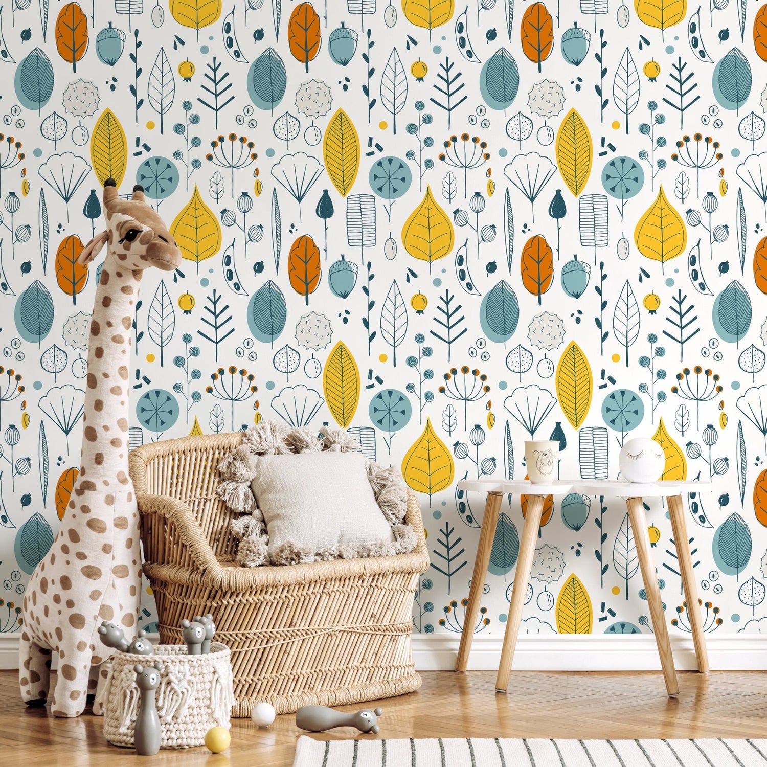 Botanical Delight Wallpaper - A398 - WallTrend