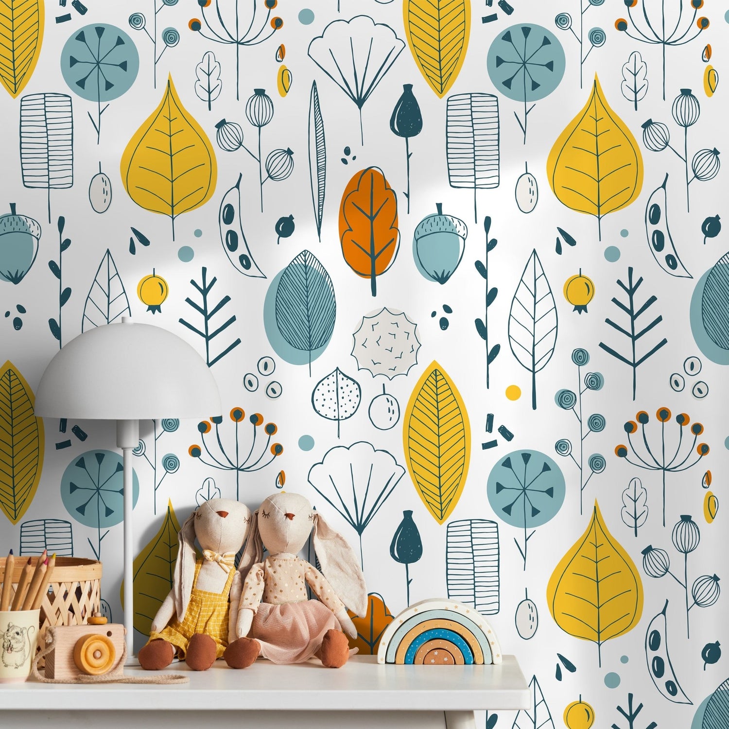 Botanical Delight Wallpaper - A398 - WallTrend