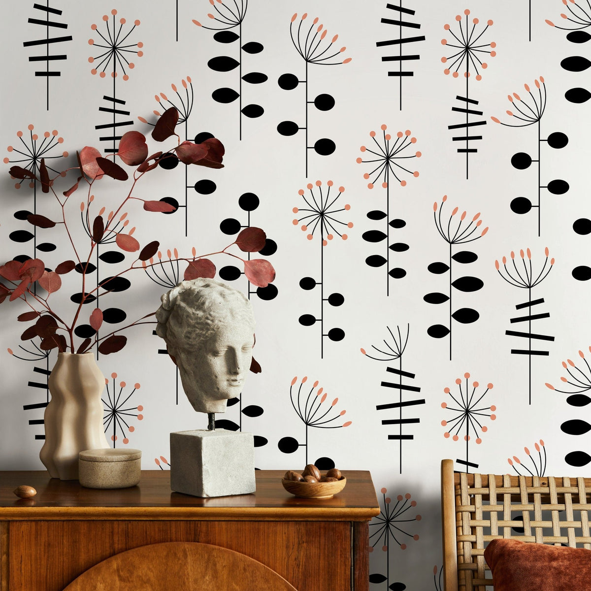 Botanical Elegance Wallpaper - A882 - WallTrend