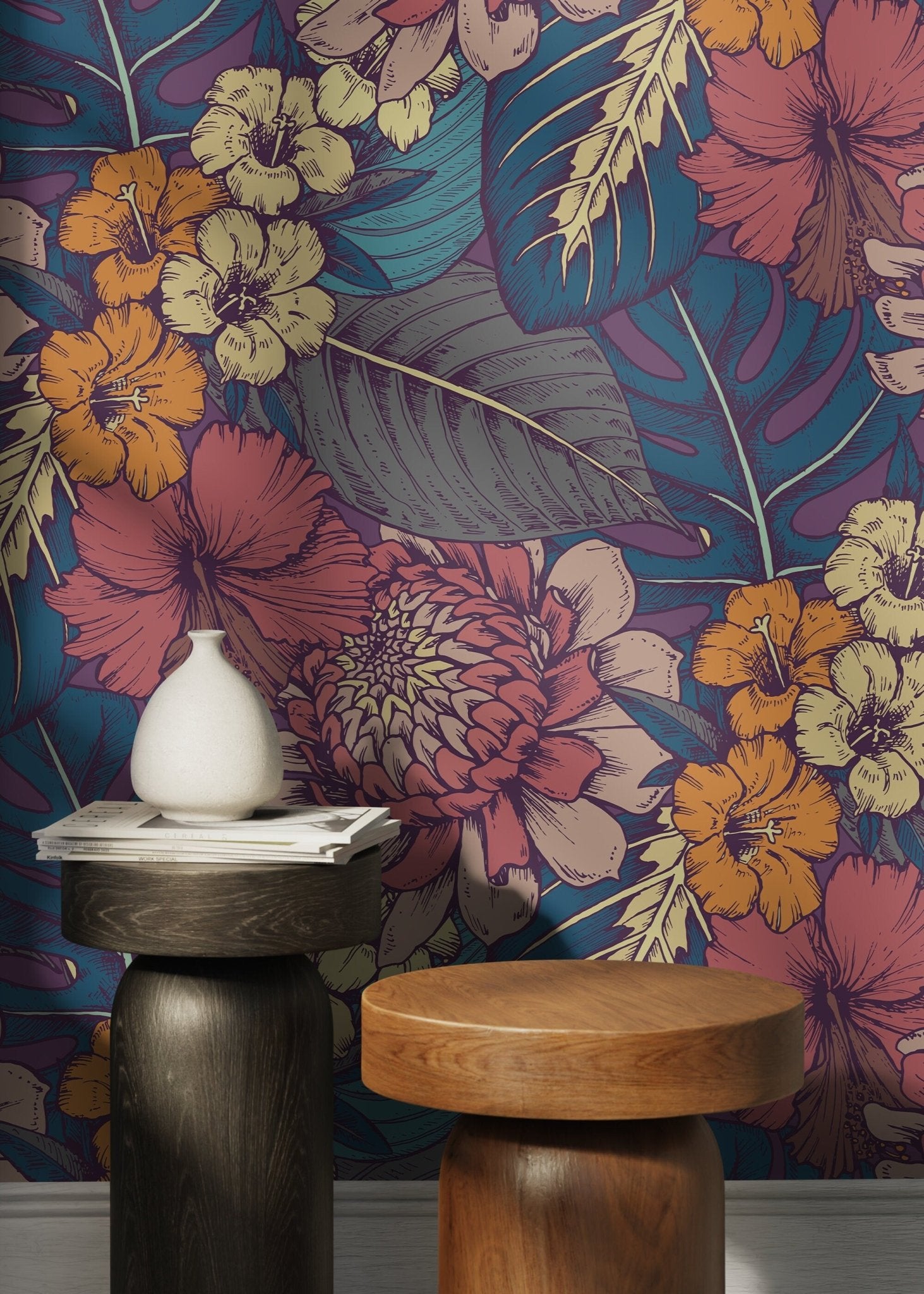 Botanical Elegance Wallpaper - B395 - WallTrend