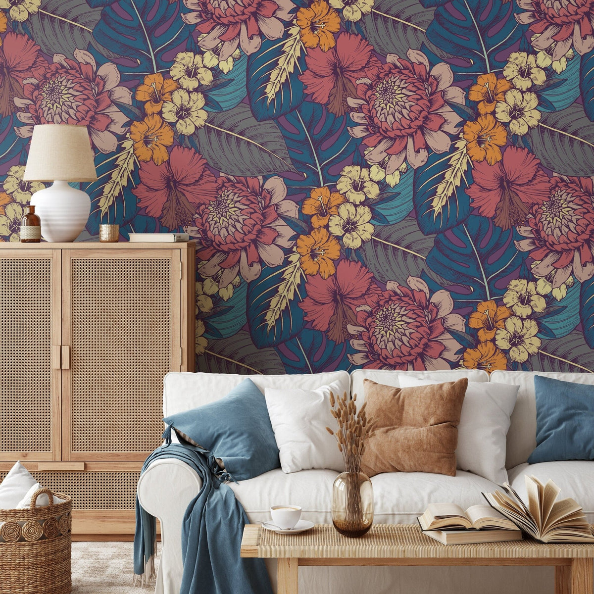 Botanical Elegance Wallpaper - B395 - WallTrend