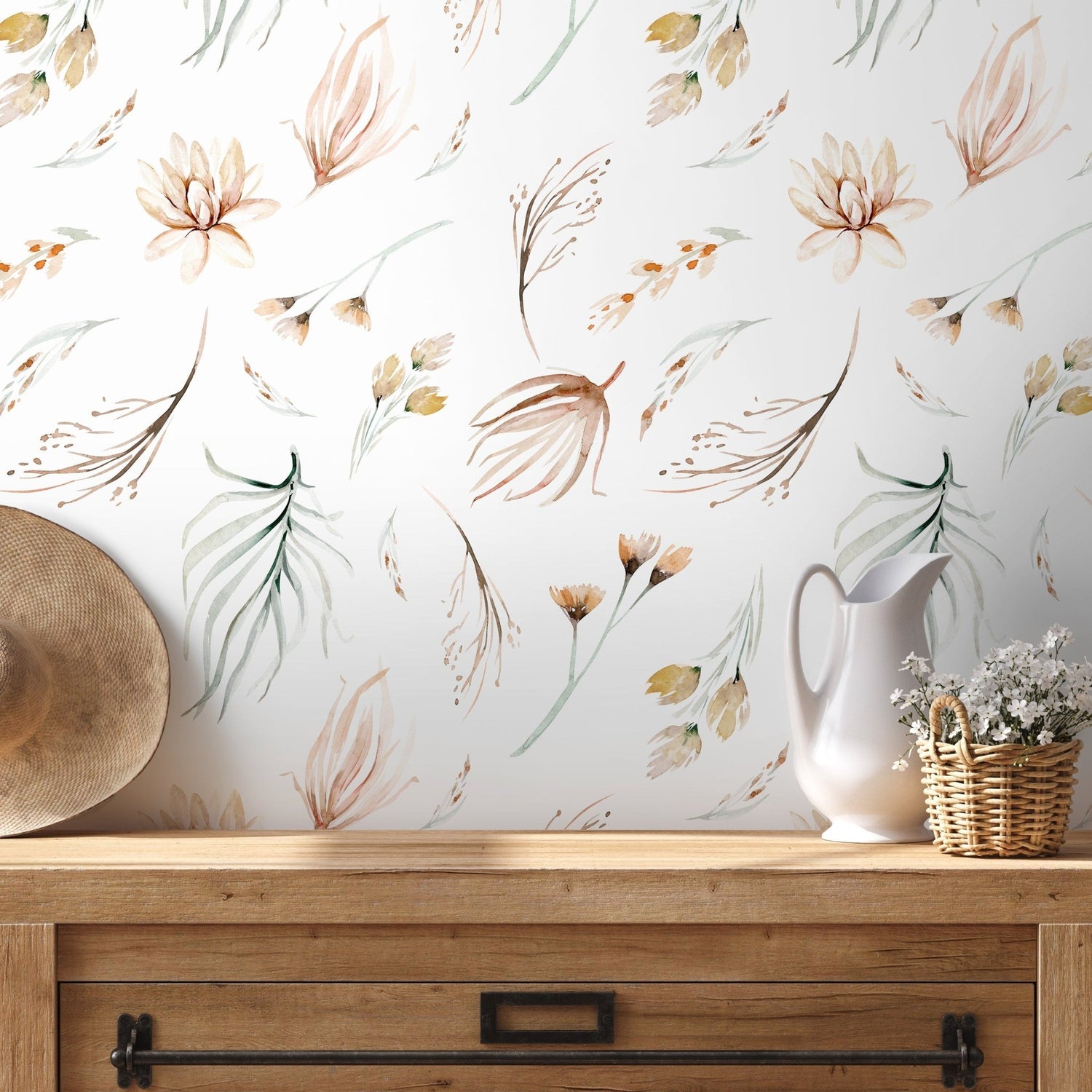 Botanical Elegance Wallpaper - B519 - WallTrend