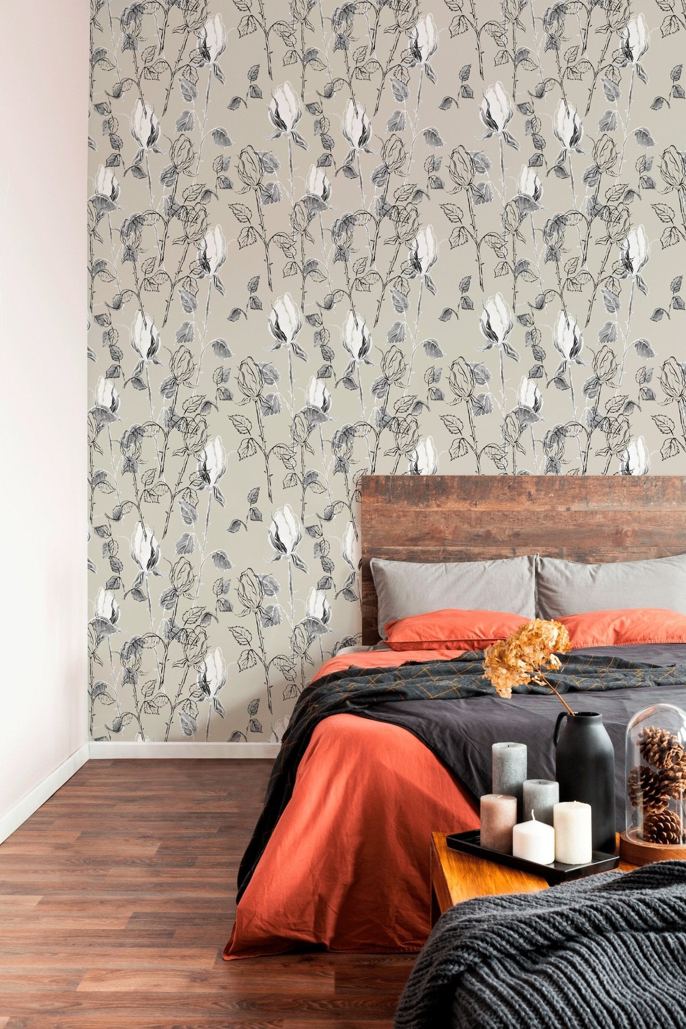 Botanical Elegance Wallpaper - B593 - WallTrend