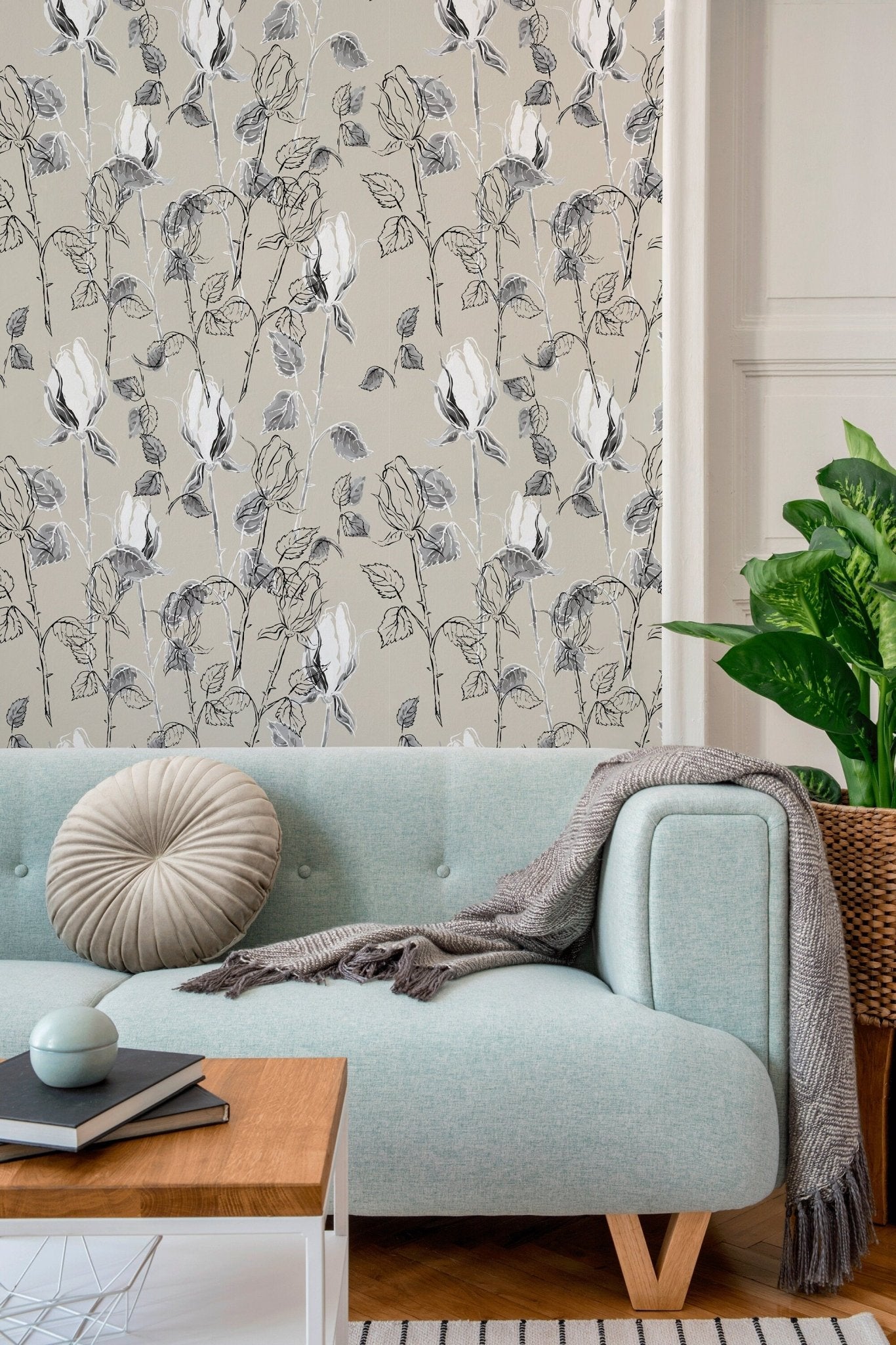 Botanical Elegance Wallpaper - B593 - WallTrend