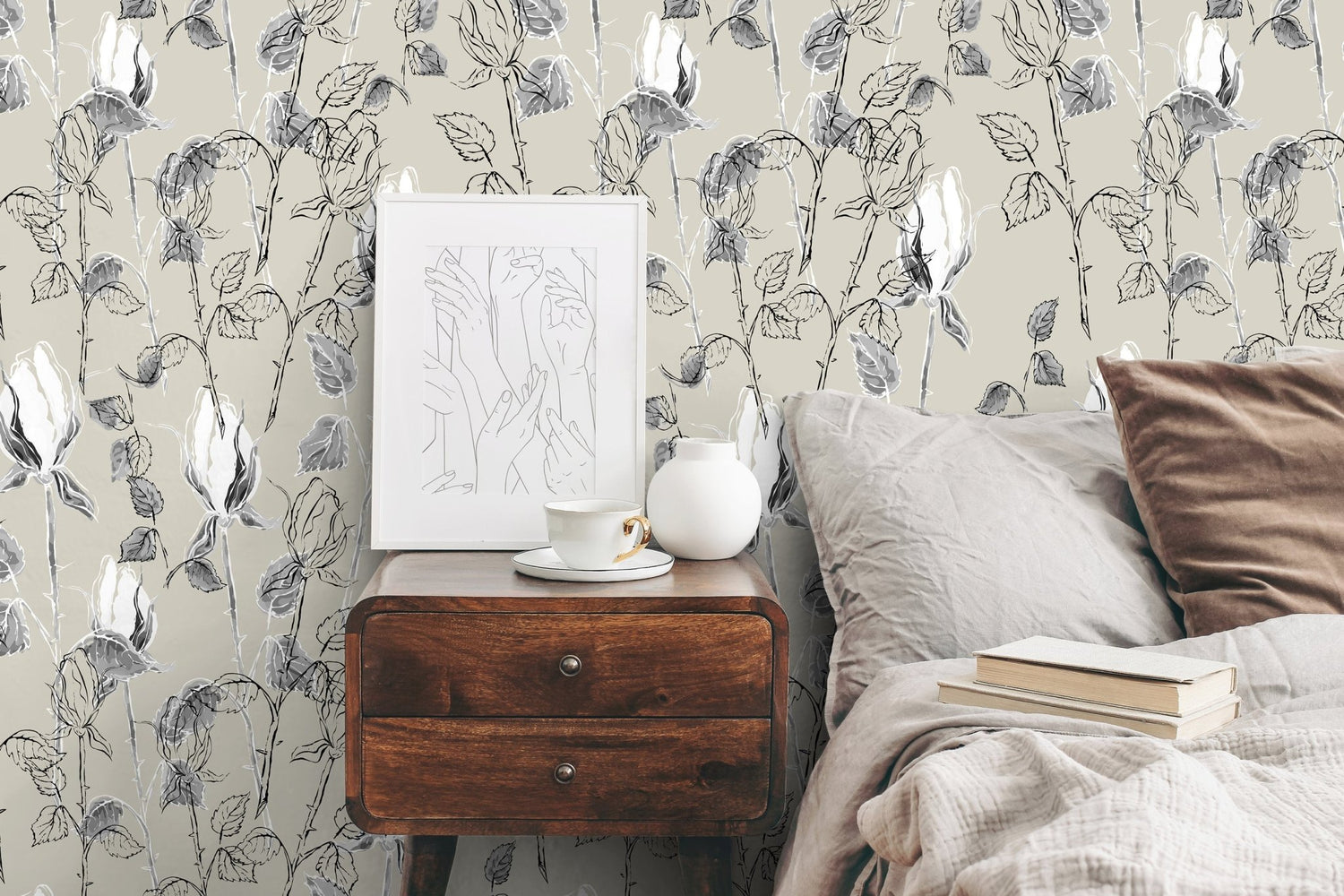 Botanical Elegance Wallpaper - B593 - WallTrend