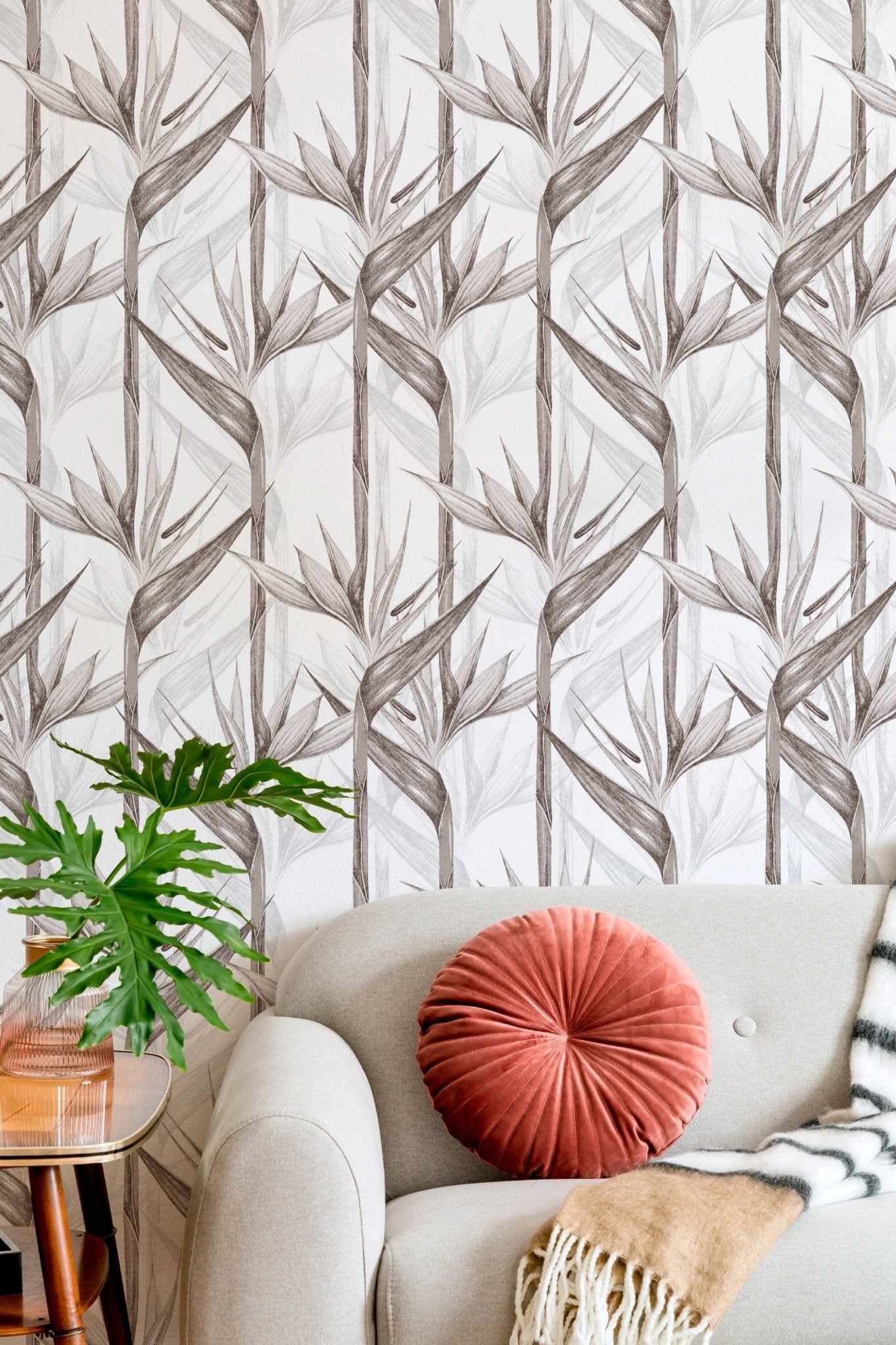 Botanical Elegance Wallpaper - C004 - WallTrend