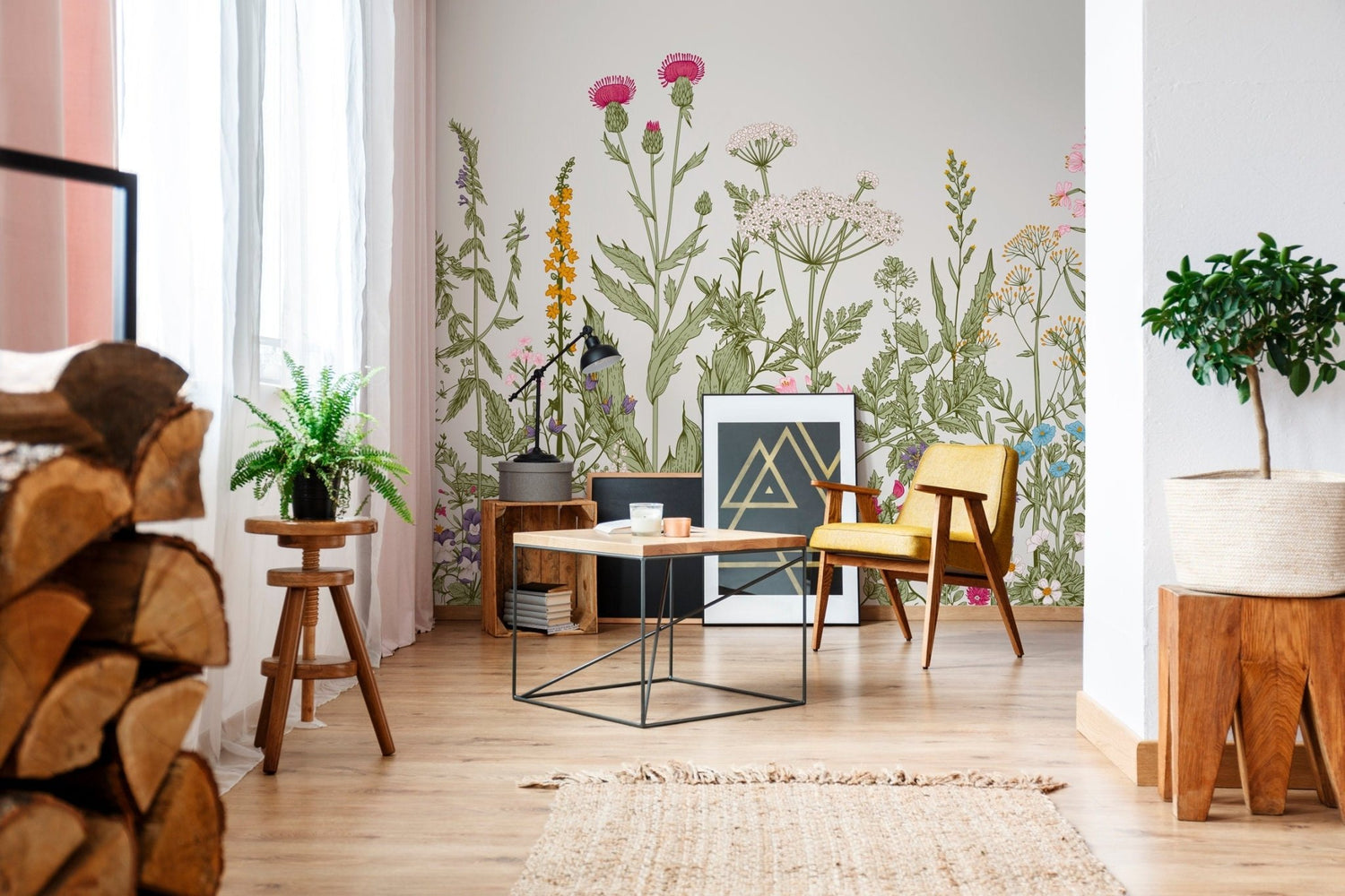 Botanical Elegance Wallpaper - C038 - WallTrend