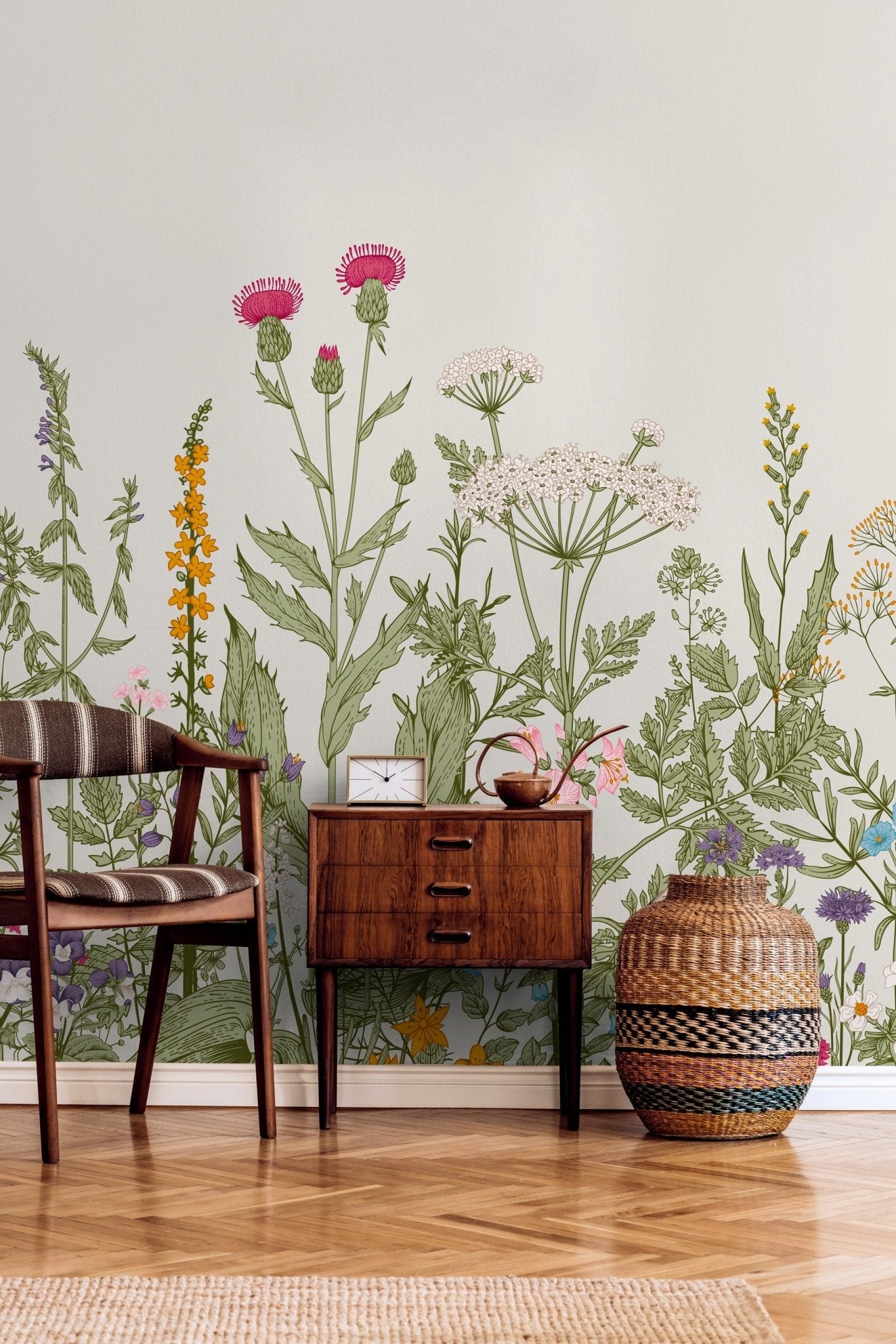 Botanical Elegance Wallpaper - C038 - WallTrend