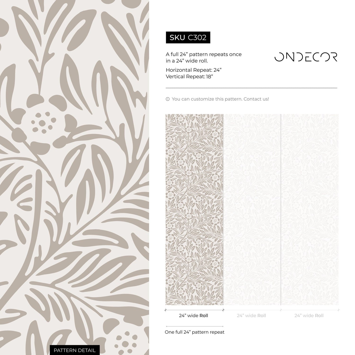 Botanical Elegance Wallpaper - C302 - WallTrend