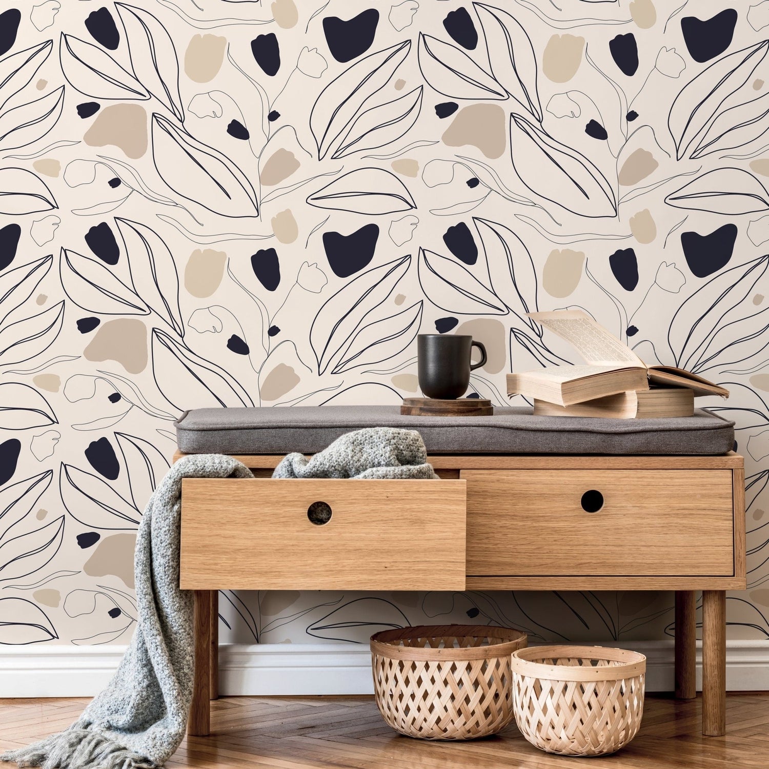 Botanical Elegance Wallpaper - C324 - WallTrend