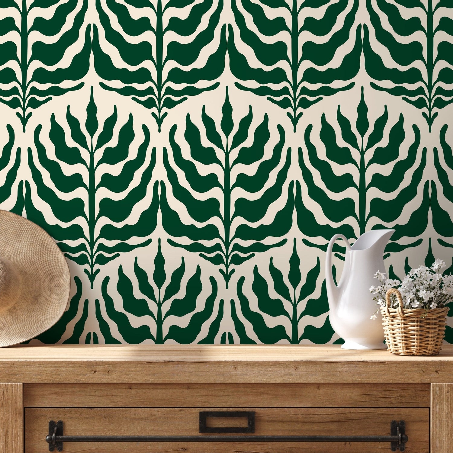 Botanical Elegance Wallpaper - C411 - WallTrend