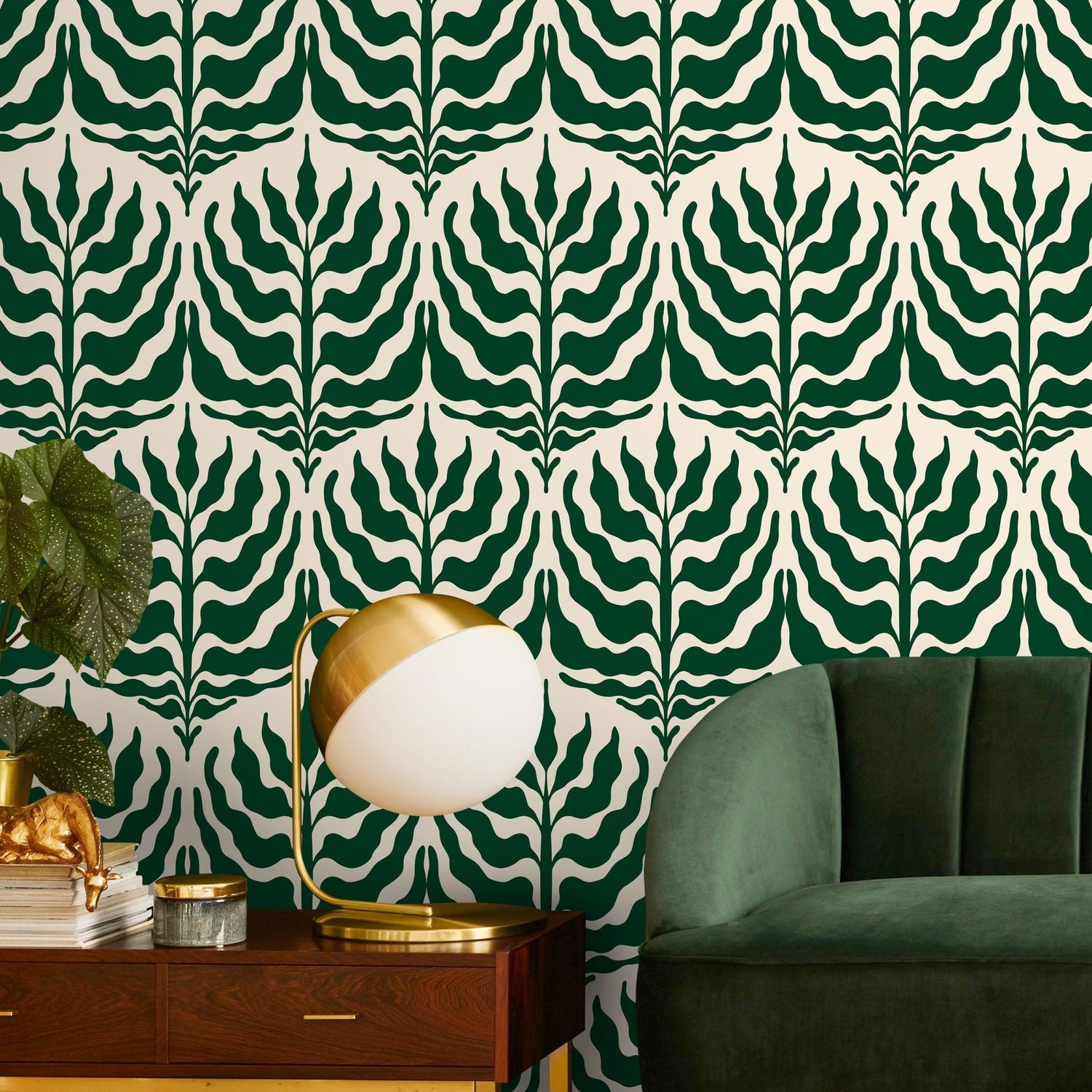 Botanical Elegance Wallpaper - C411 - WallTrend