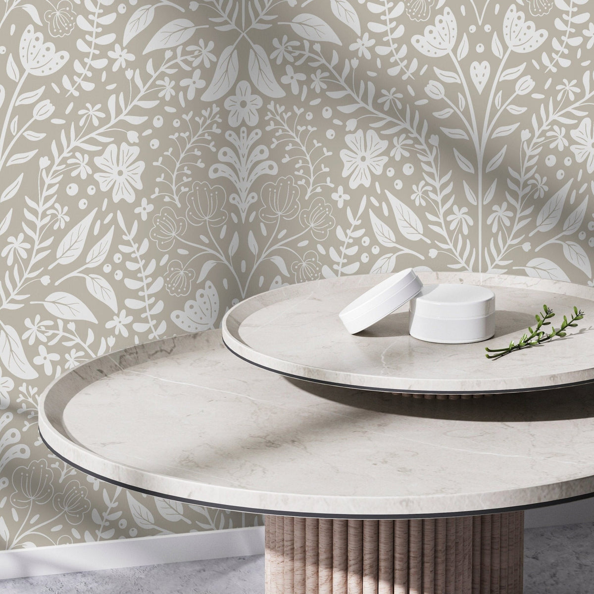 Botanical Elegance Wallpaper - C807 - WallTrend