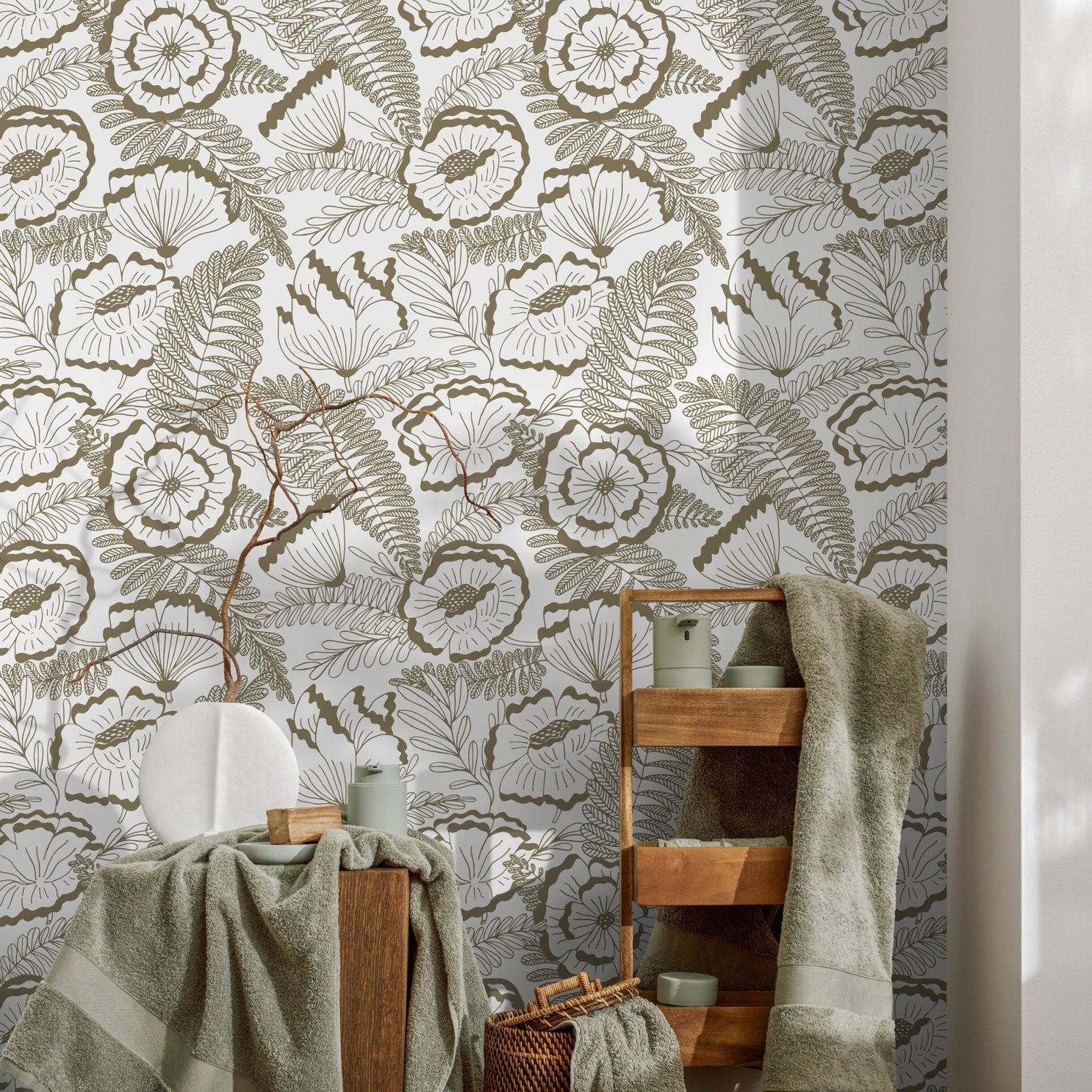 Botanical Elegance Wallpaper - C849 - WallTrend