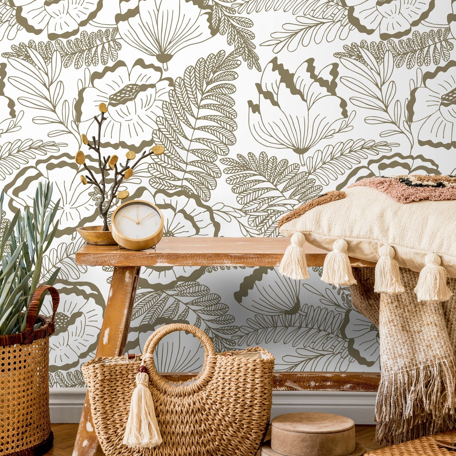 Botanical Elegance Wallpaper - C849 - WallTrend