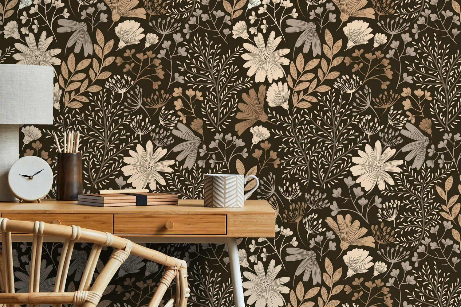 Botanical Elegance Wallpaper - D133 - WallTrend