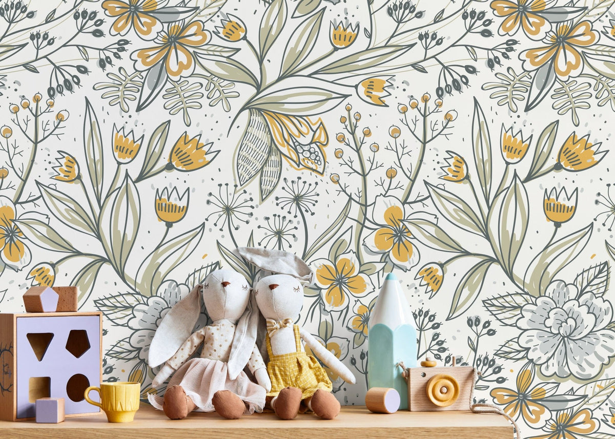 Botanical Elegance Wallpaper - D140 - WallTrend