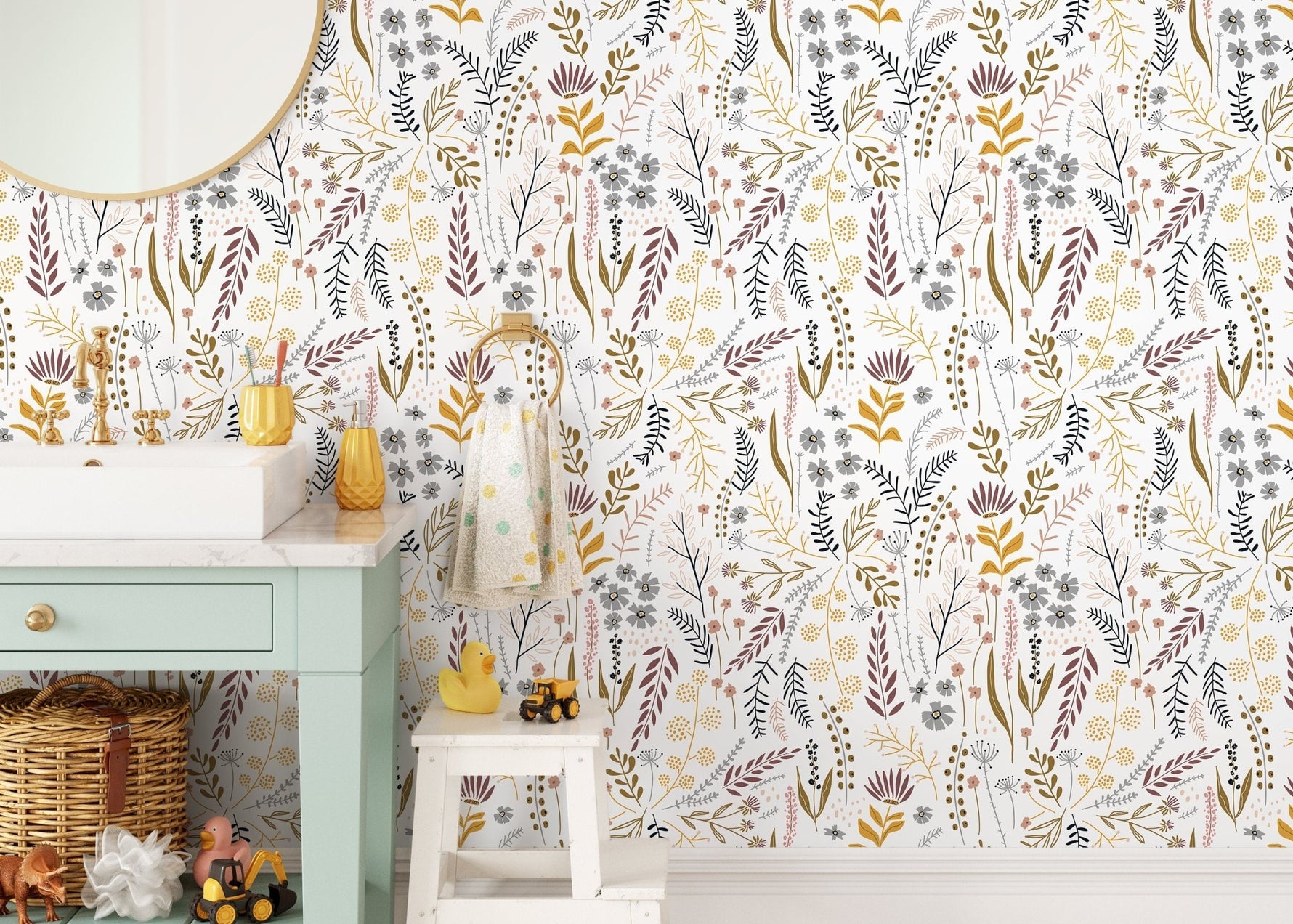 Botanical Elegance Wallpaper - D316 - WallTrend