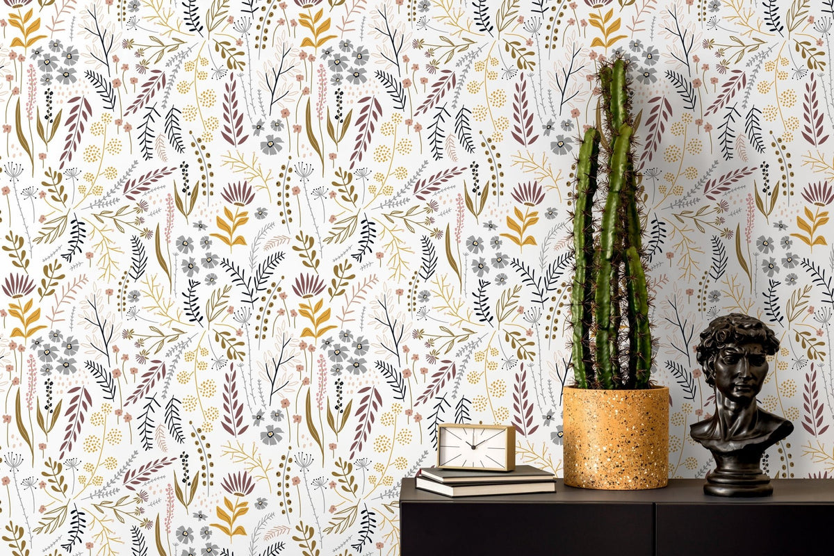 Botanical Elegance Wallpaper - D316 - WallTrend