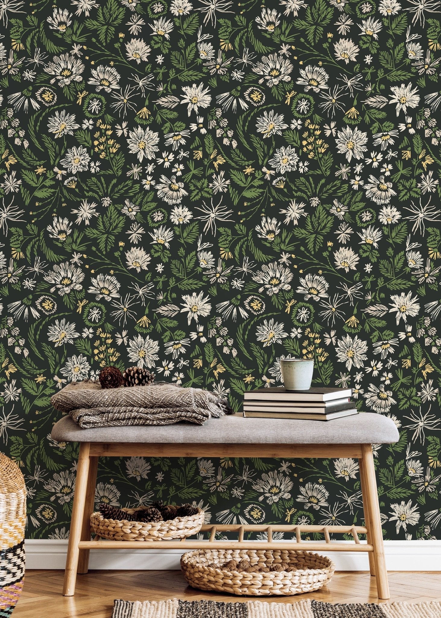 Botanical Elegance Wallpaper - D319 - WallTrend