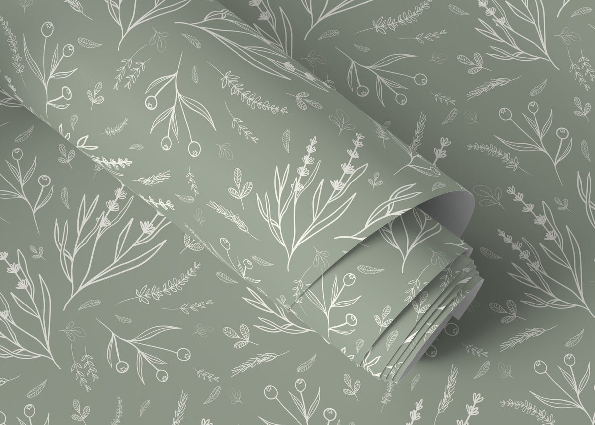 Botanical Elegance Wallpaper - D401 - WallTrend