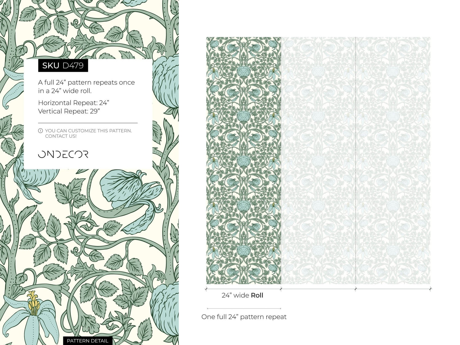 Botanical Elegance Wallpaper - D479 - WallTrend