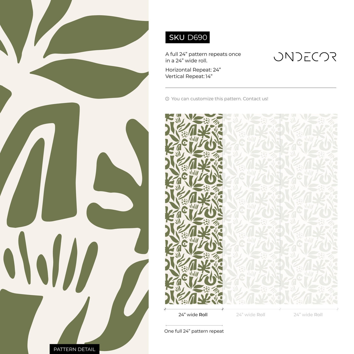 Botanical Elegance Wallpaper - D690 - WallTrend