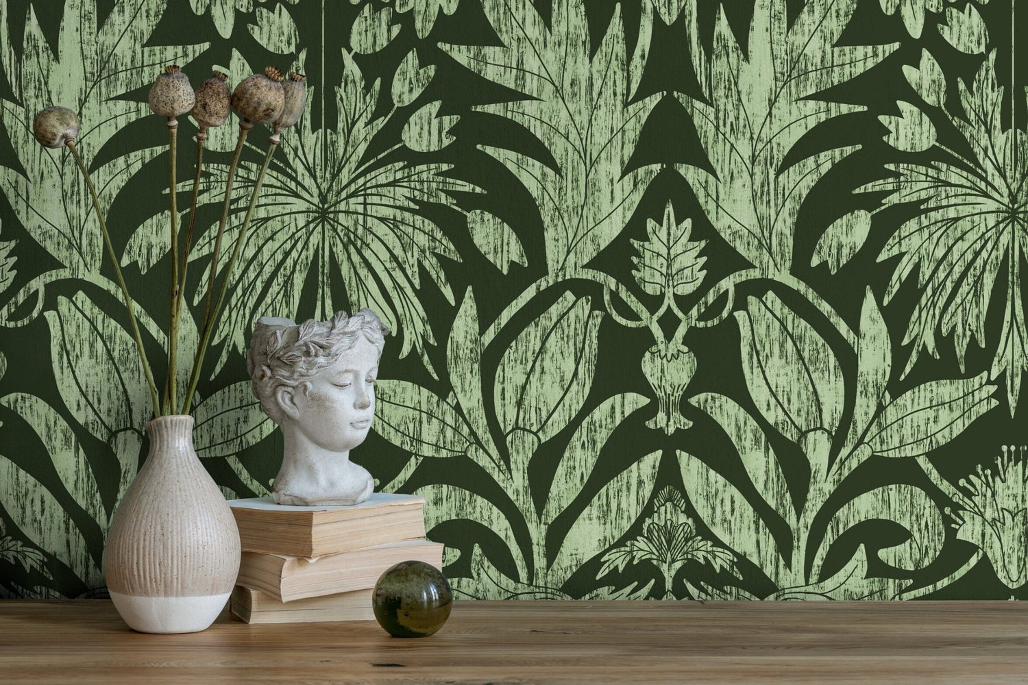 Botanical Elegance Wallpaper - SKU X173 - WallTrend