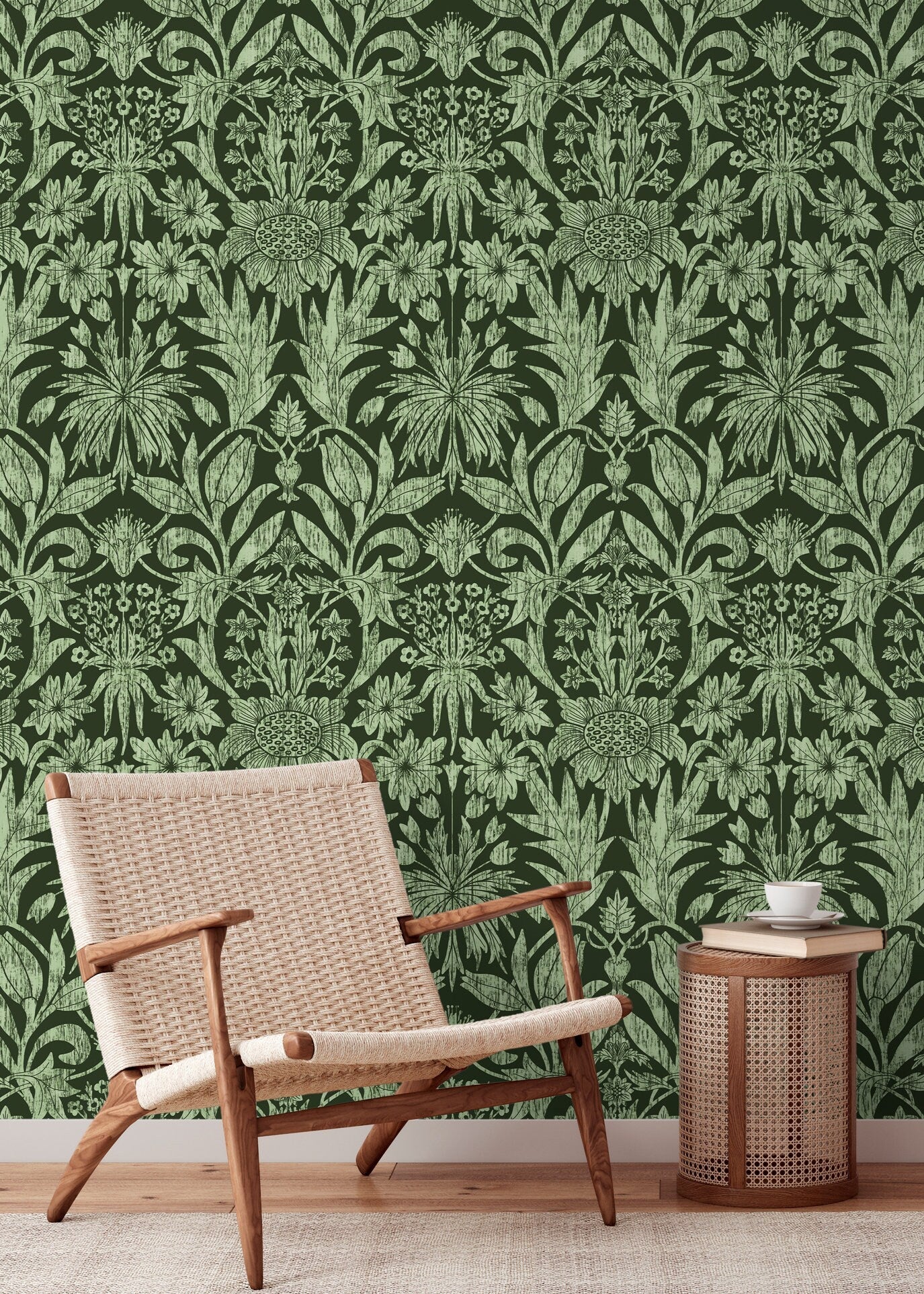 Botanical Elegance Wallpaper - SKU X173 - WallTrend