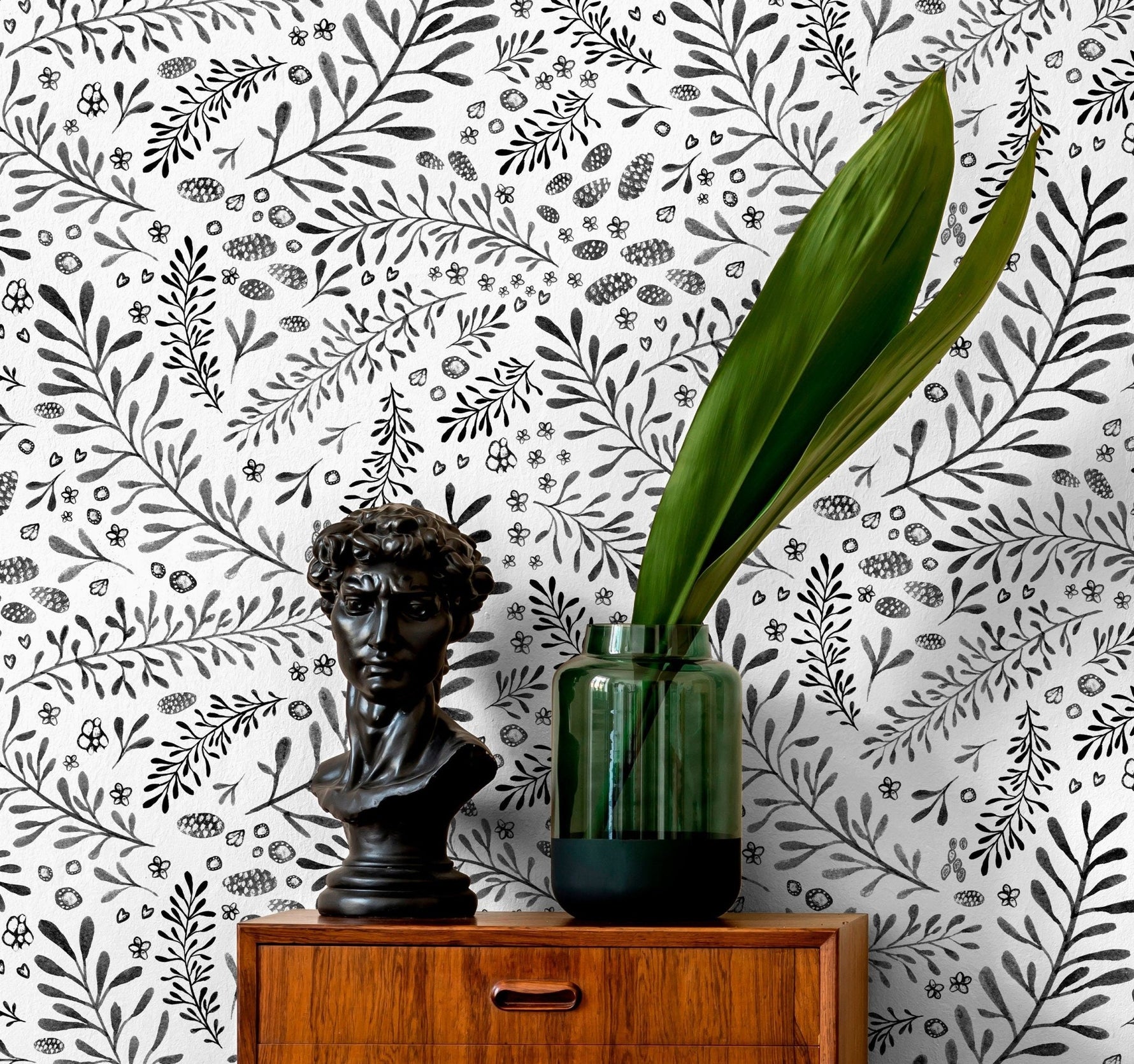 Botanical Elegance Wallpaper - X002 - WallTrend