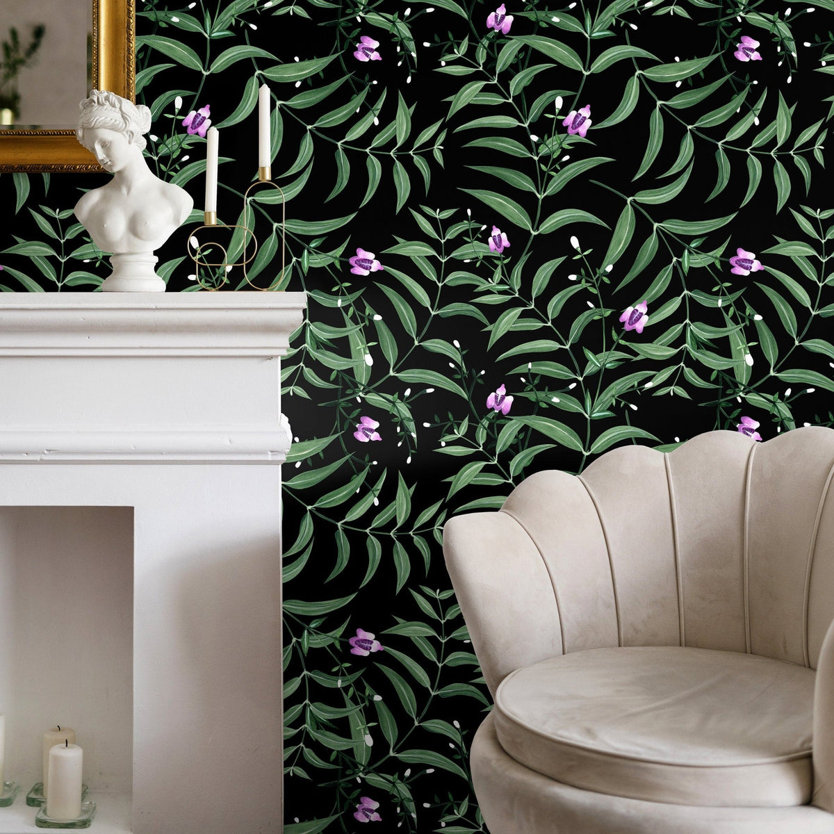 Botanical Elegance Wallpaper - X037 - WallTrend