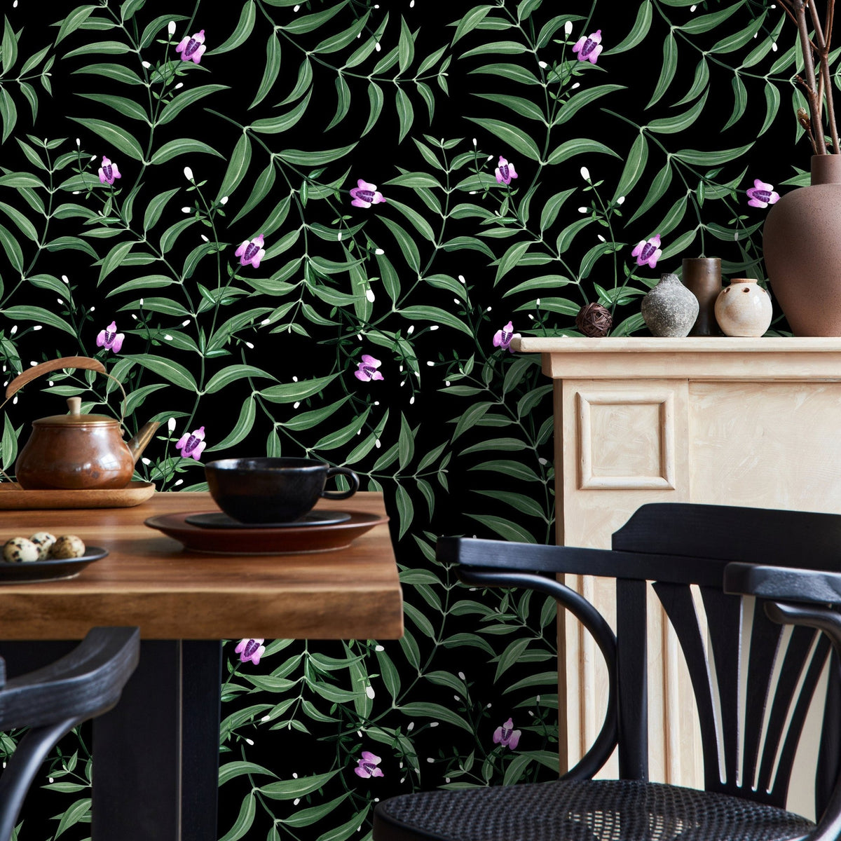 Botanical Elegance Wallpaper - X037 - WallTrend