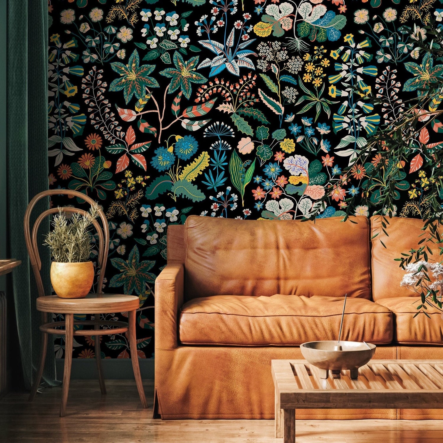 Botanical Extravaganza Wallpaper - A936 - WallTrend