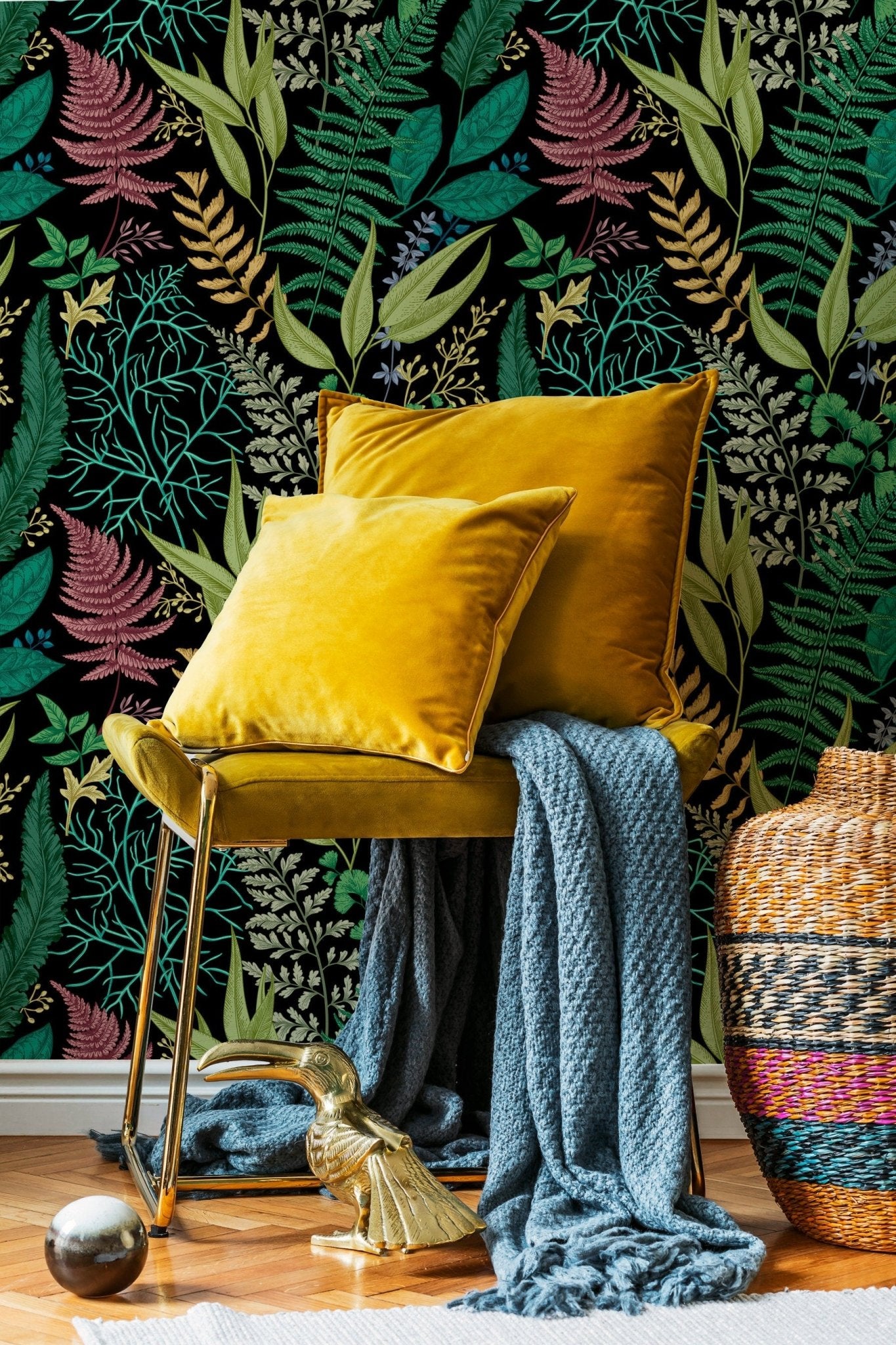 Botanical Extravaganza Wallpaper - B709 - WallTrend