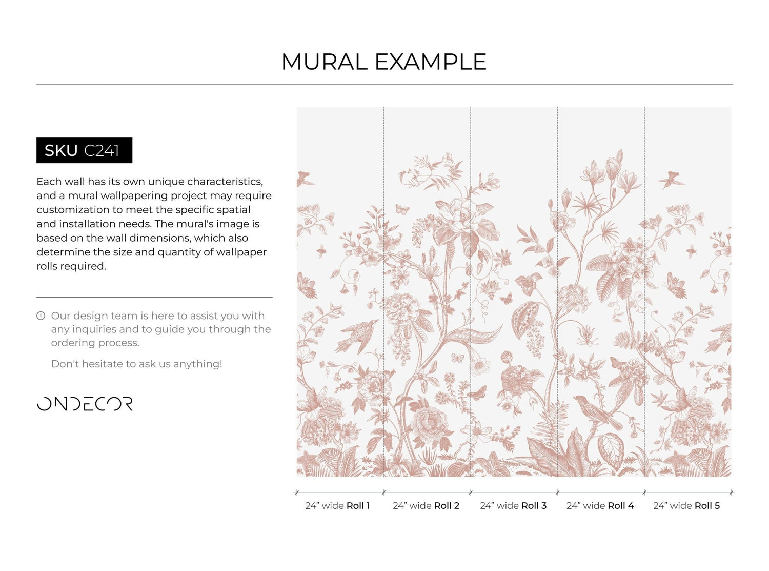 Botanical Garden Wallpaper - C241 - WallTrend