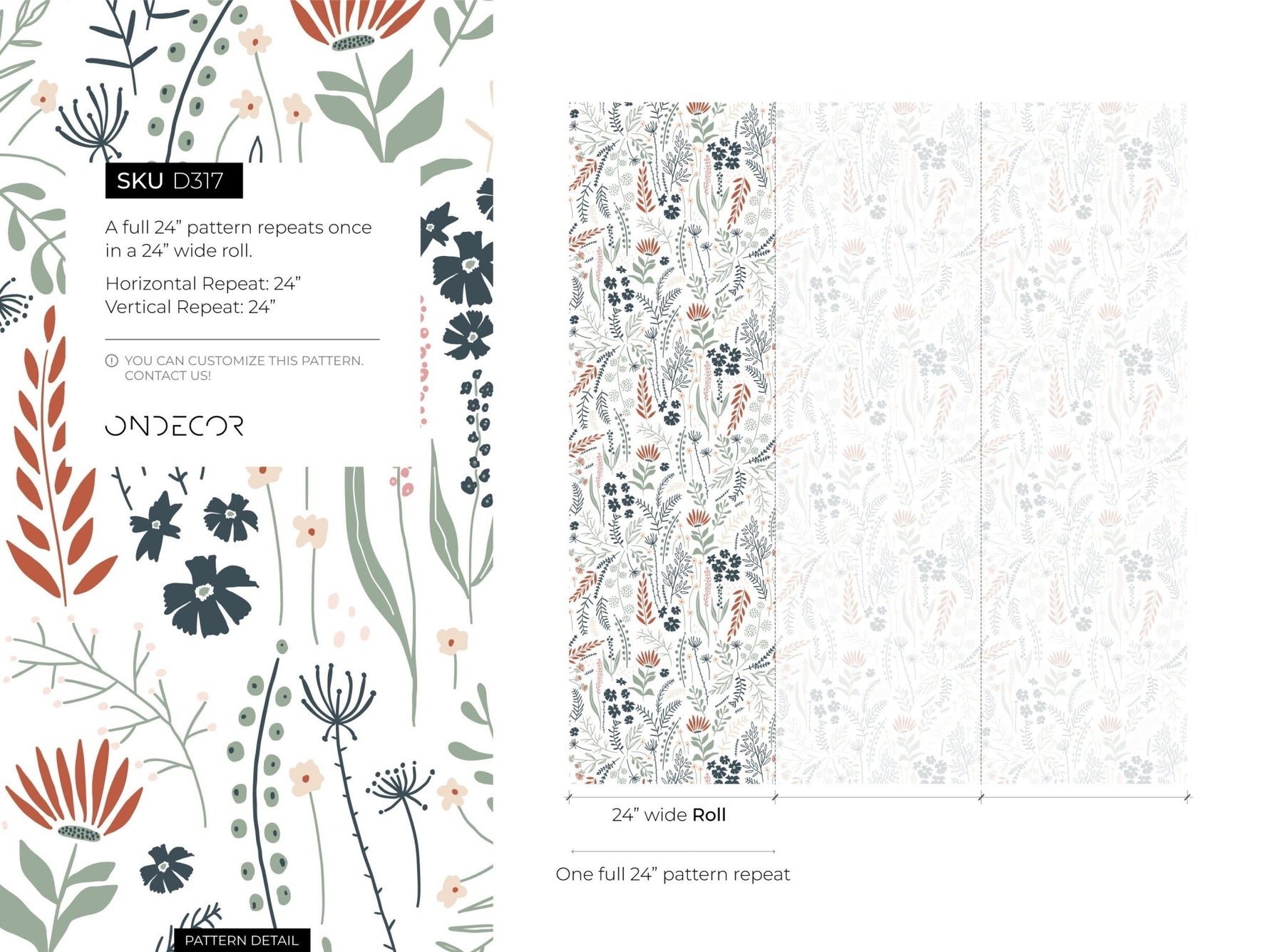 Botanical Garden Wallpaper - D317 - WallTrend