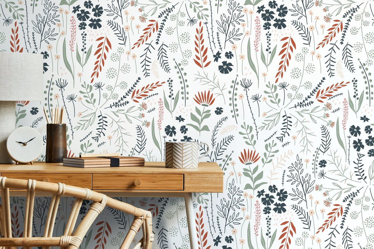 Botanical Garden Wallpaper - D317 - WallTrend